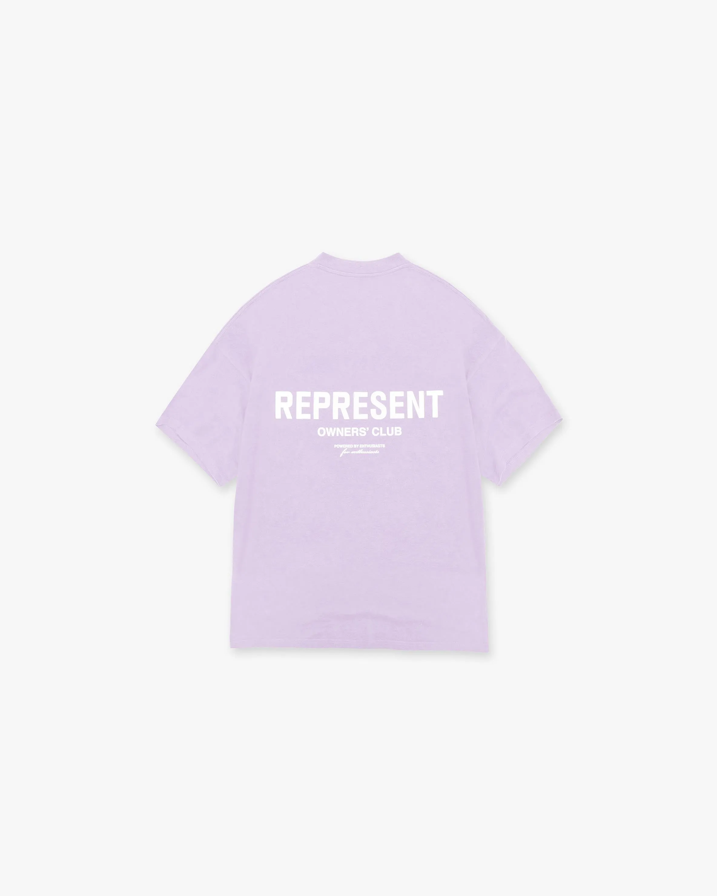 Represent Owners Club T-Shirt - Pastel Lilac AntiPillingTreatment Roomy Design