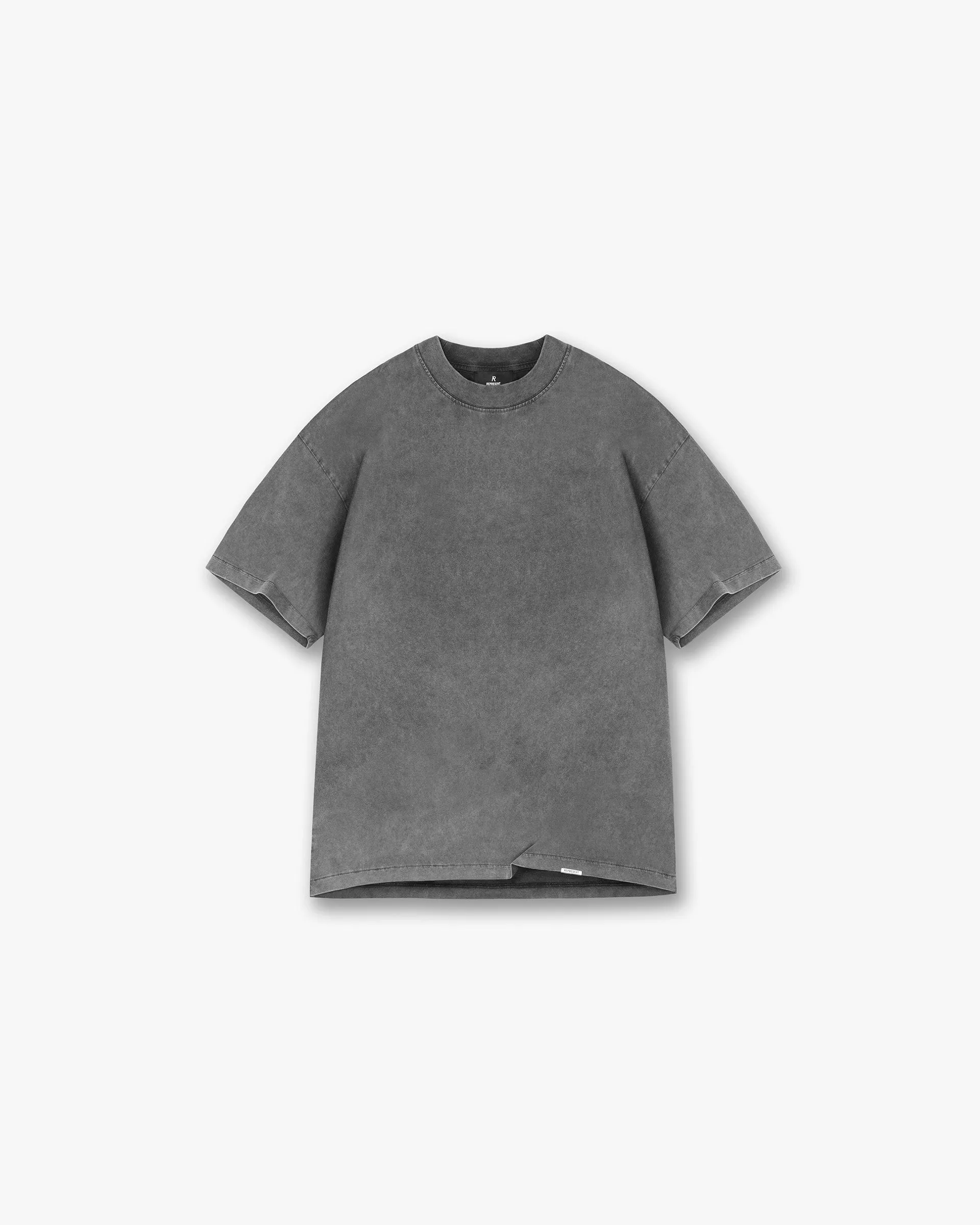Abrasion Resistant Fabric Initial Oversized T-Shirt - Vintage Grey