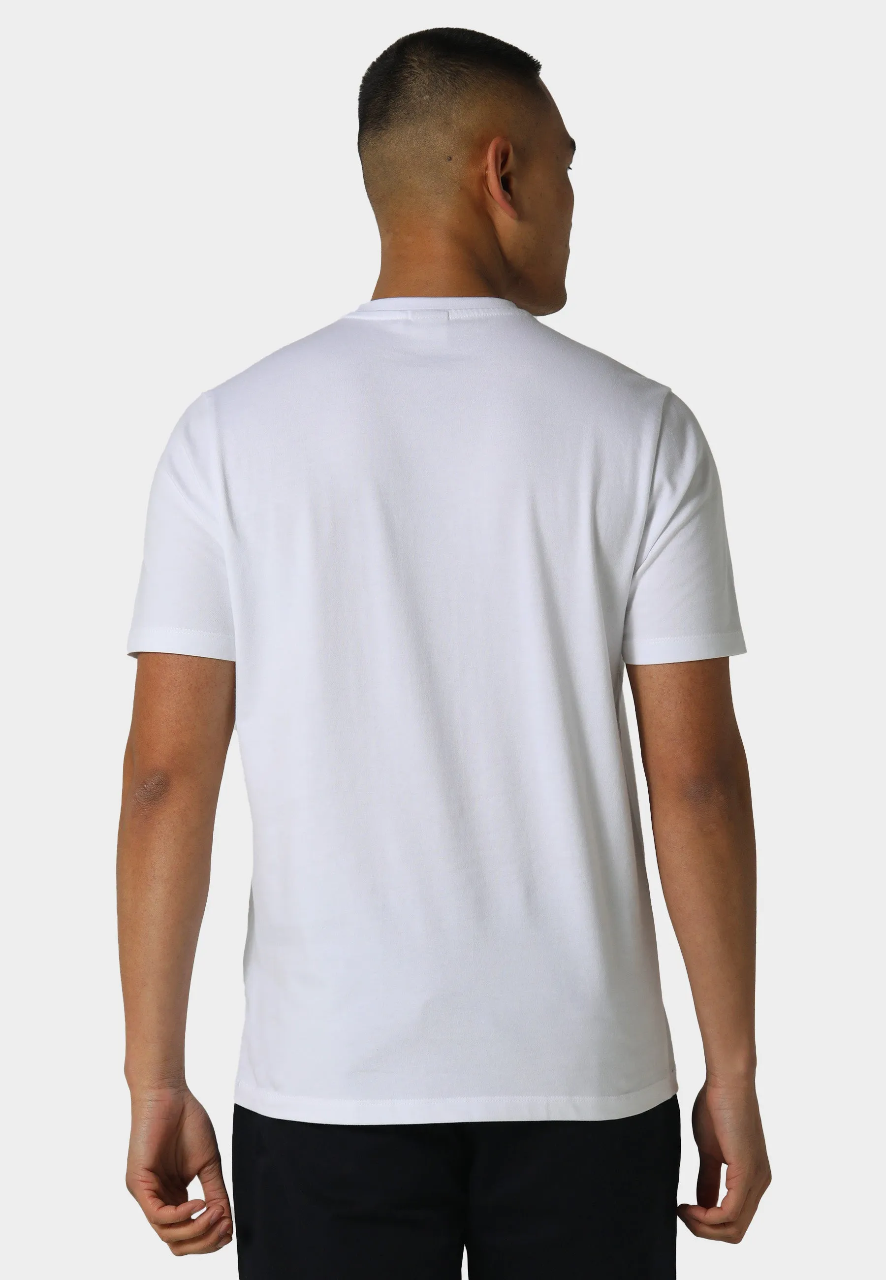 Kurnle White T-Shirt Active Fashion Sport Flex Fit