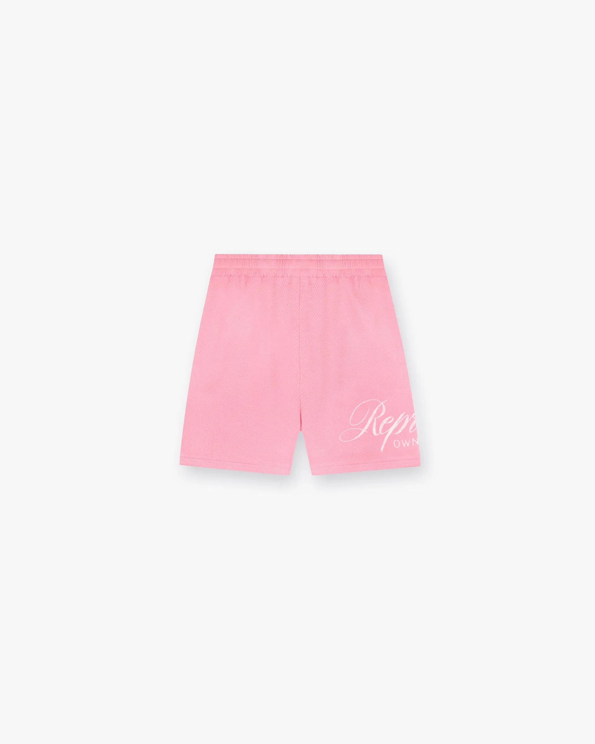 Outdoor Use athletic clothing Represent Owners Club Script Mesh Shorts - Pink