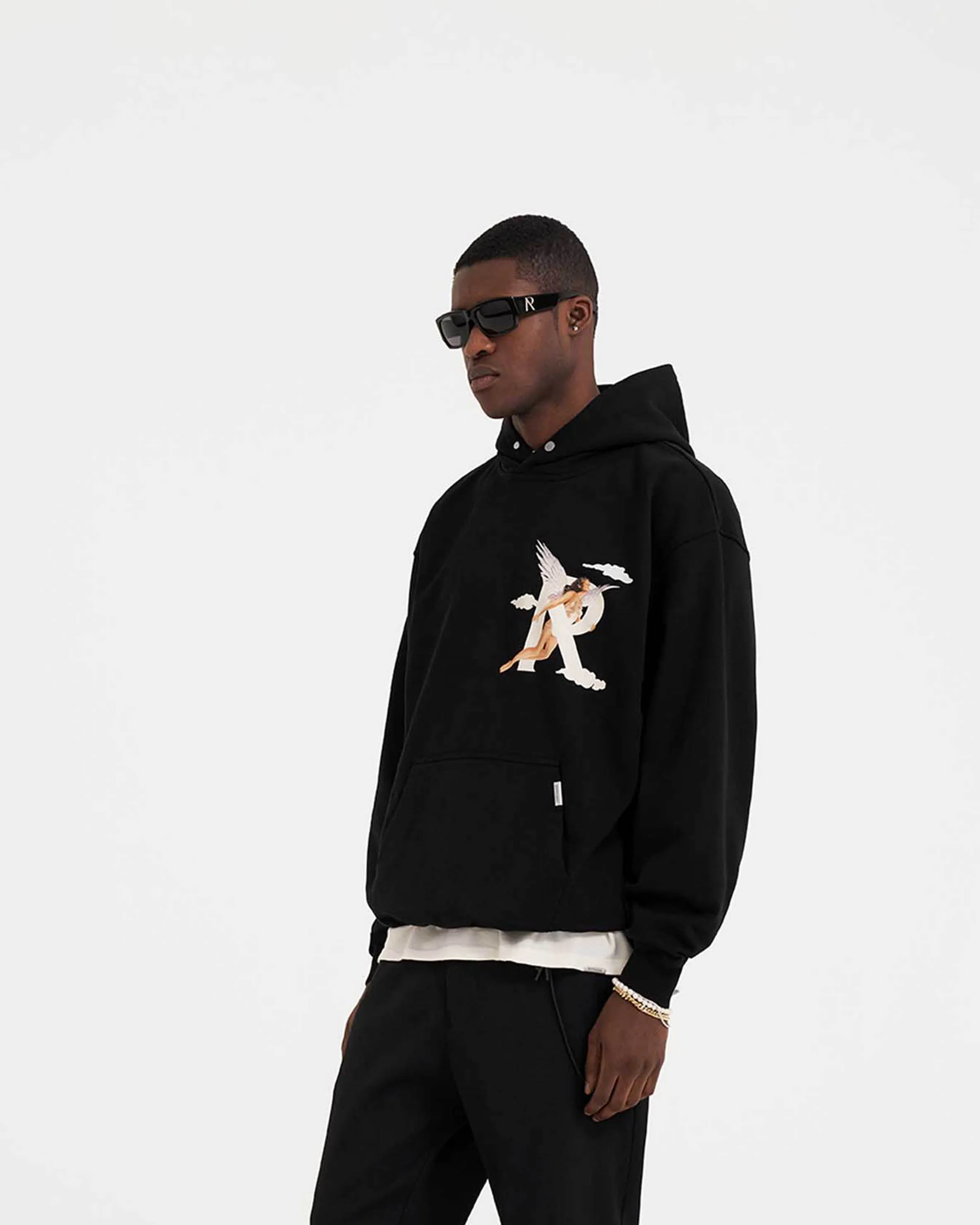 Storms In Heaven Hoodie - Black Street-Ready Look