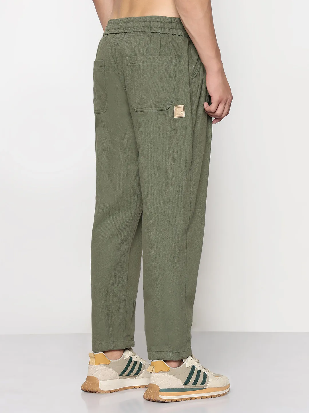 Men's Olive Relaxed Fit Trouser OdorResistant