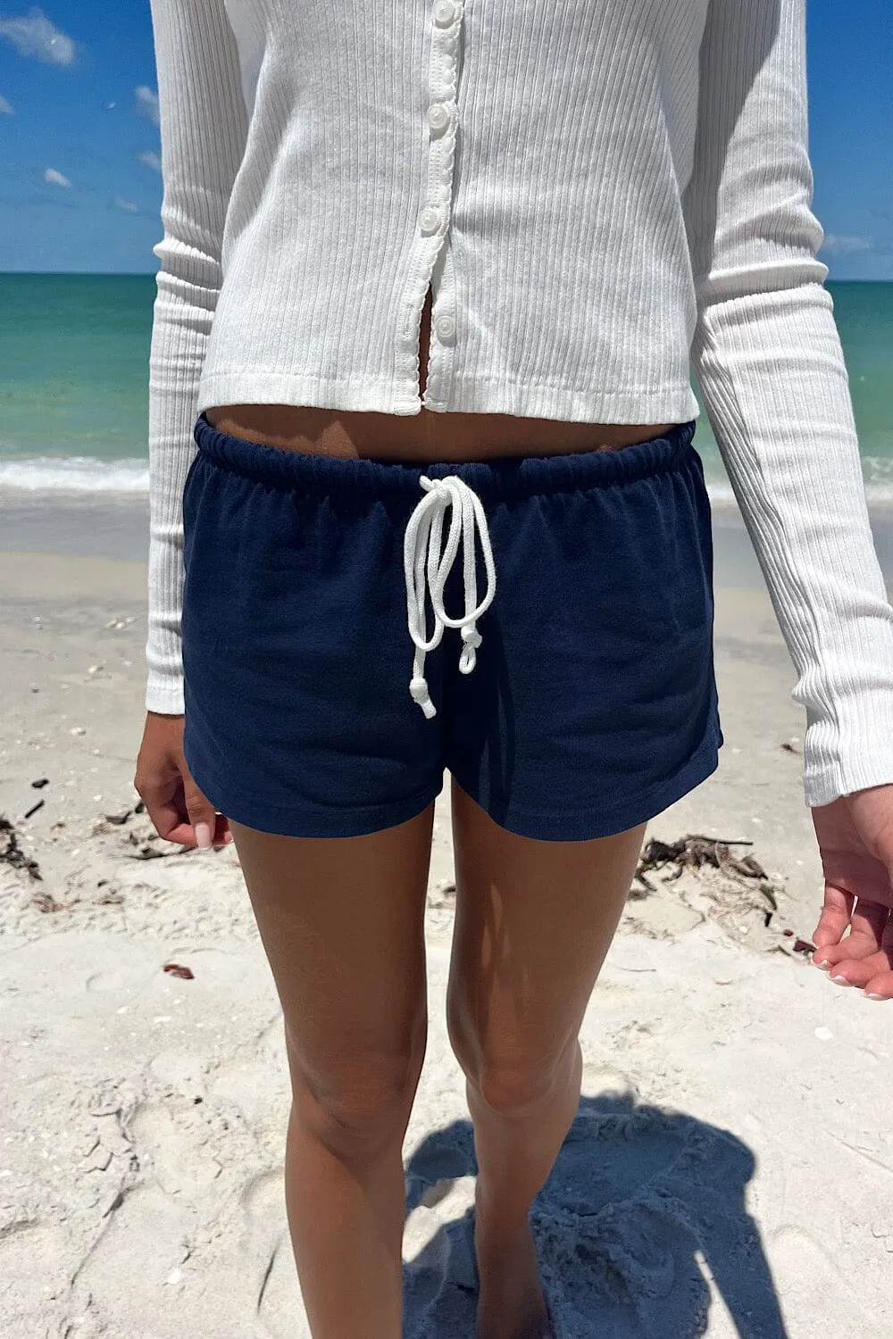 High Waist Emery Cotton Sweatshorts