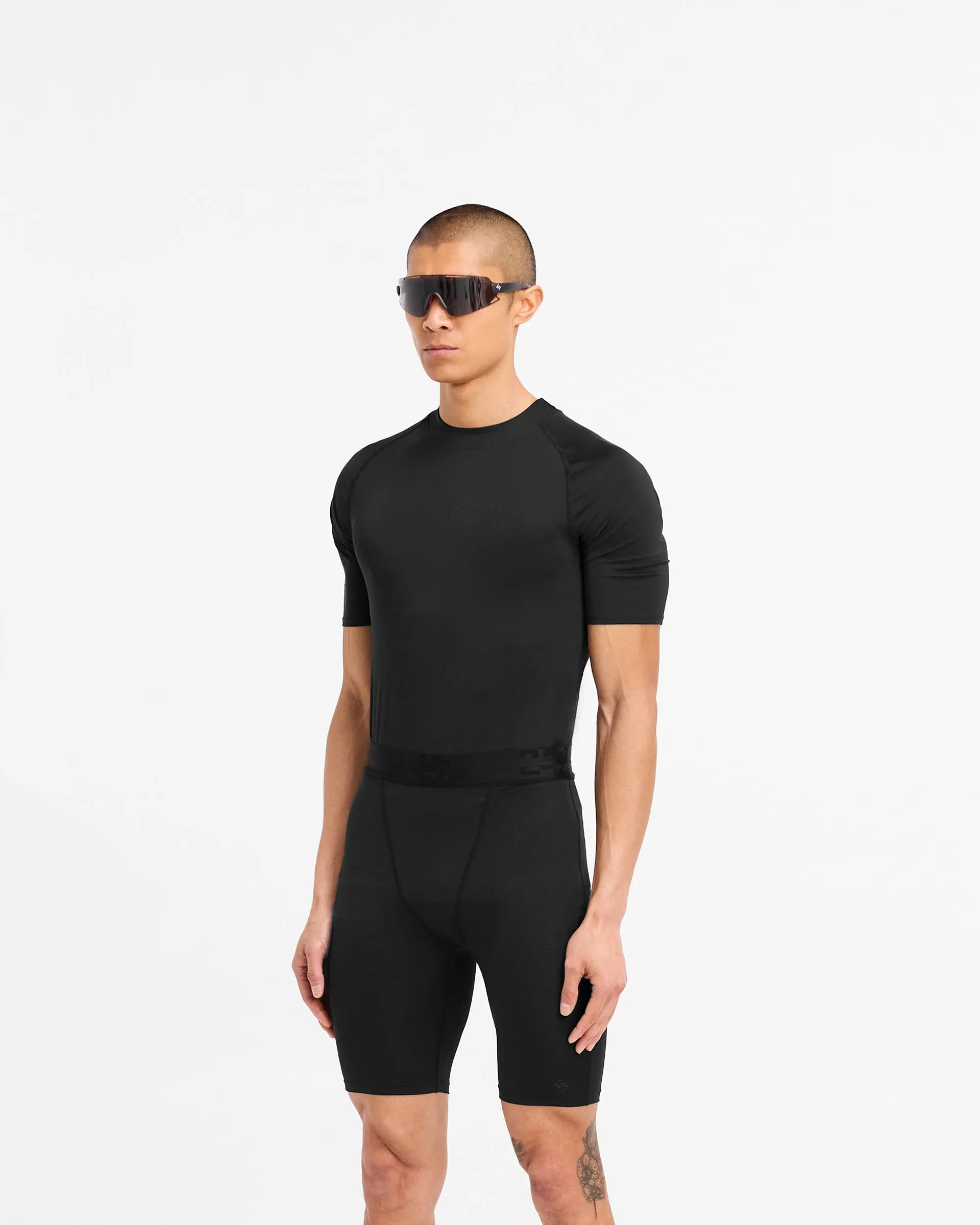 247 Compound T-Shirt - Black Comfort Fit Comfy Design