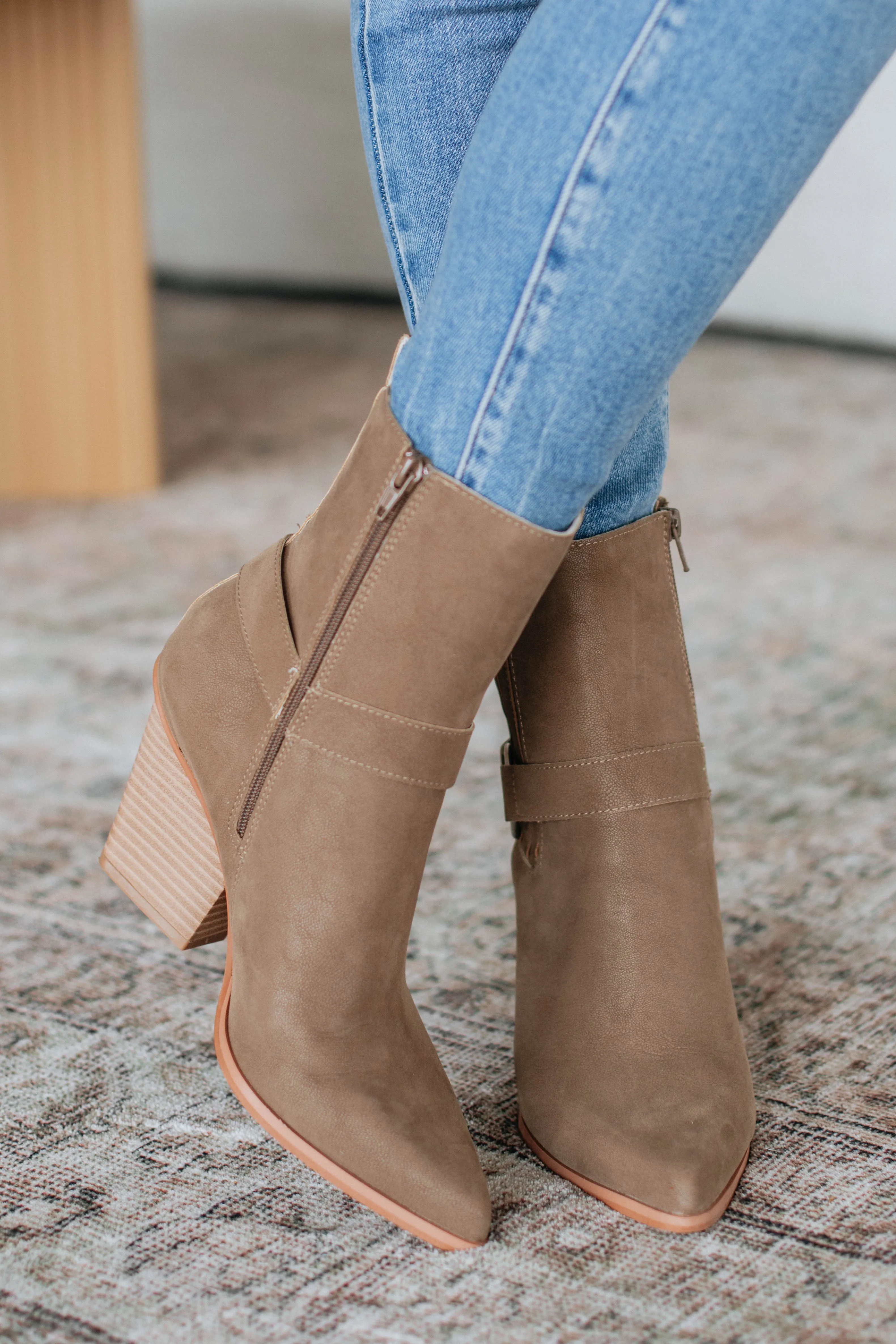 Reckless Attitude Boots - Dark Taupe Wardrobe Base Love Glow