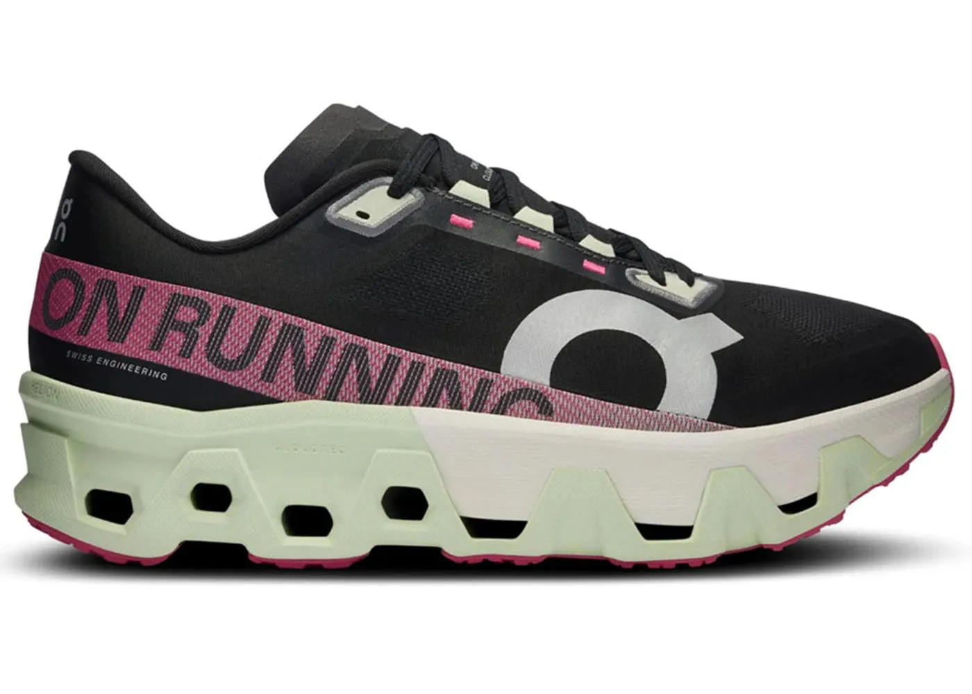 On Running Cloudmonster Hyper Black Lima personalized running wear