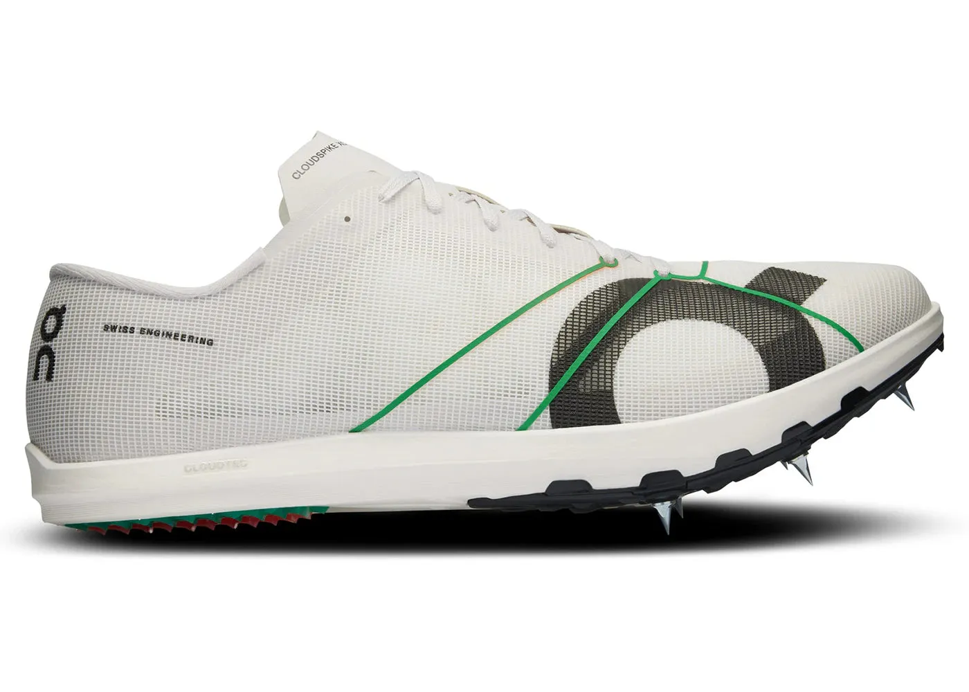 Non Restrictive Toebox fun runs On Running Cloudspike Xc Frost White