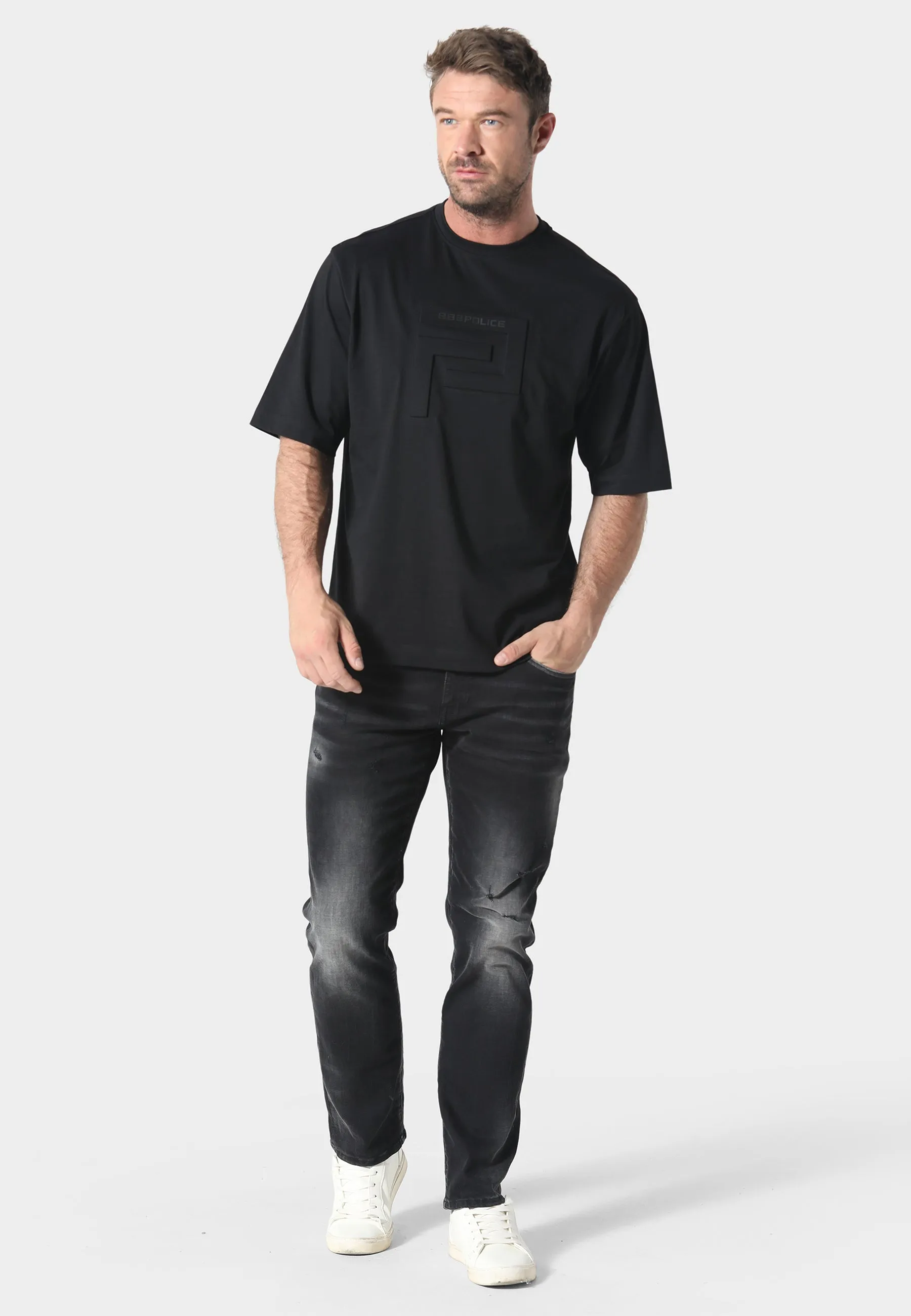 timeless Picnic Embo Black T-Shirt