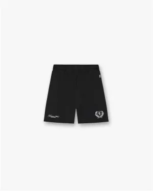 Represent Crest Short - Jet Black Game Day Summer Mood