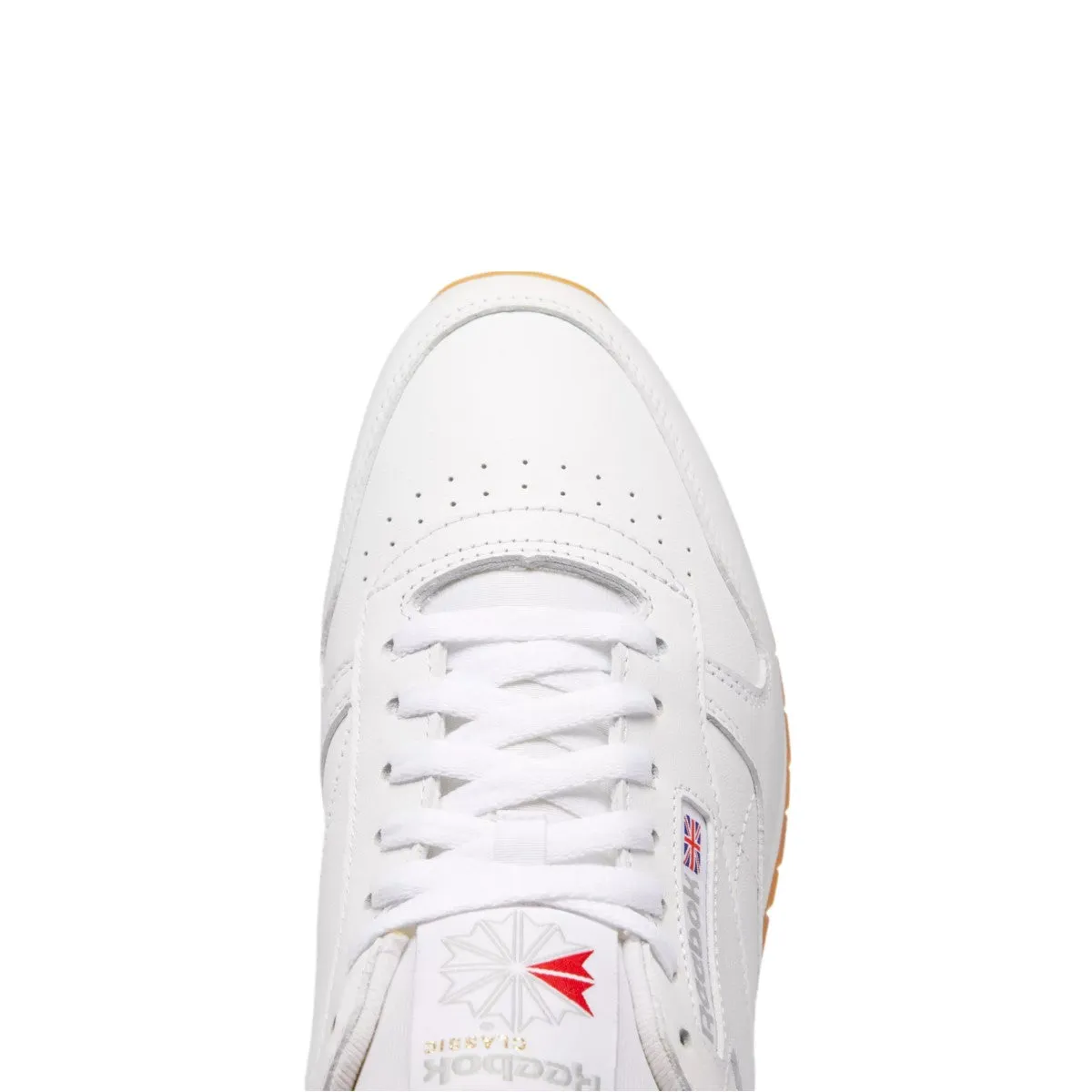 Ventilation holes Fitness Vibe REEBOK GY0952 (100008491) CLASSIC LEATHER MN'S (Medium) White/Grey/Gum Leather Lifestyle Shoes