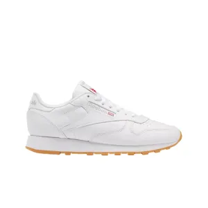 Durable Build Weekend Errands REEBOK GY0952 (100008491) CLASSIC LEATHER MN'S (Medium) White/Grey/Gum Leather Lifestyle Shoes