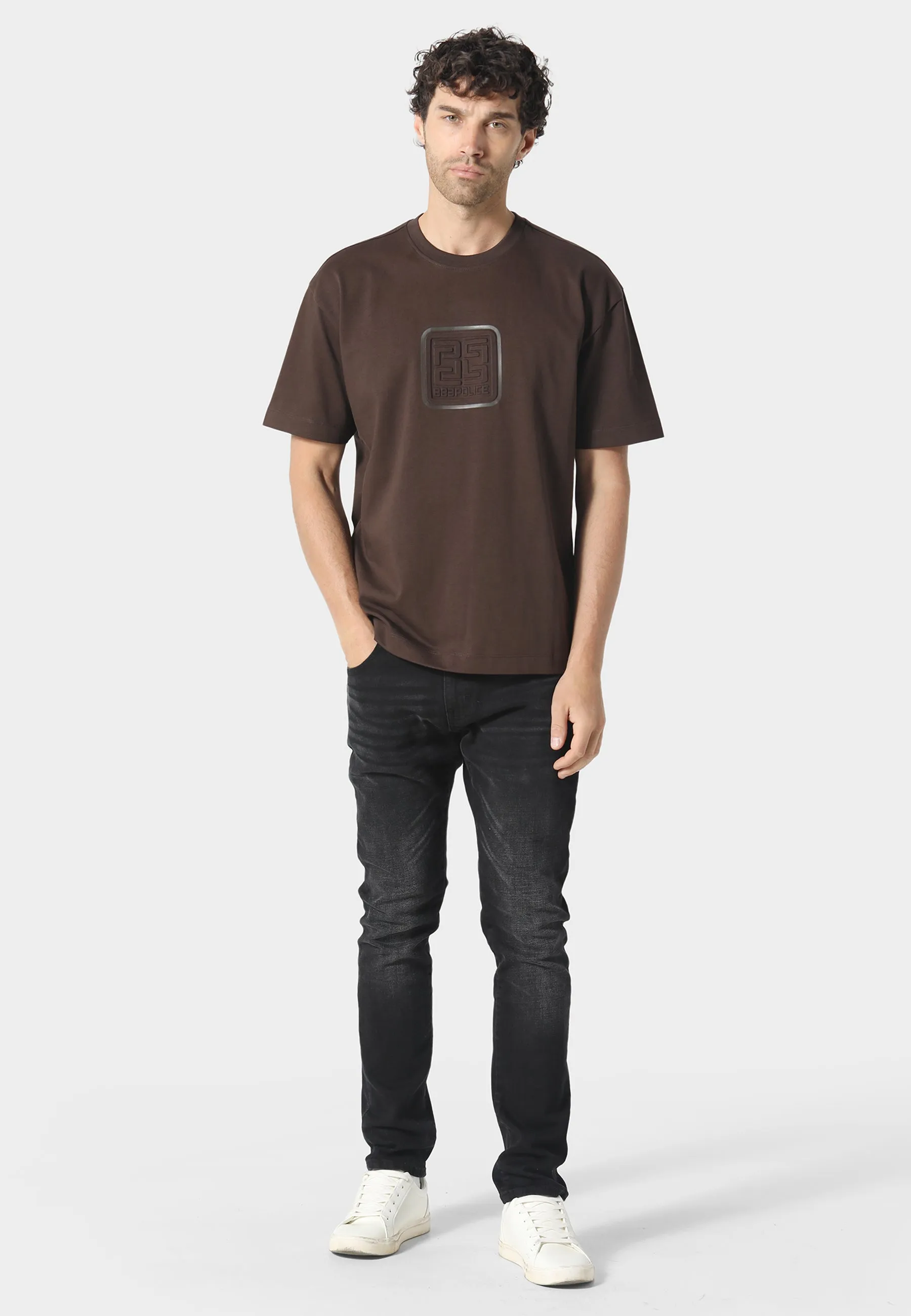 Casual Comfort Fit Indoor clothing Kirvin Brown T-Shirt