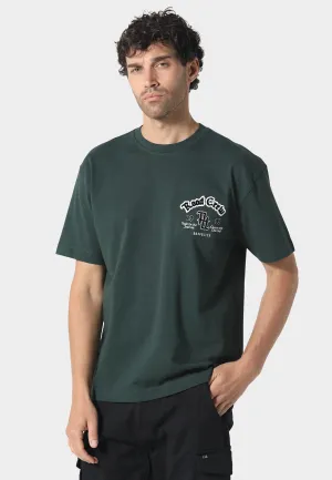 Edmonson Forest Green T-Shirt Modern Simplicity Chic Design