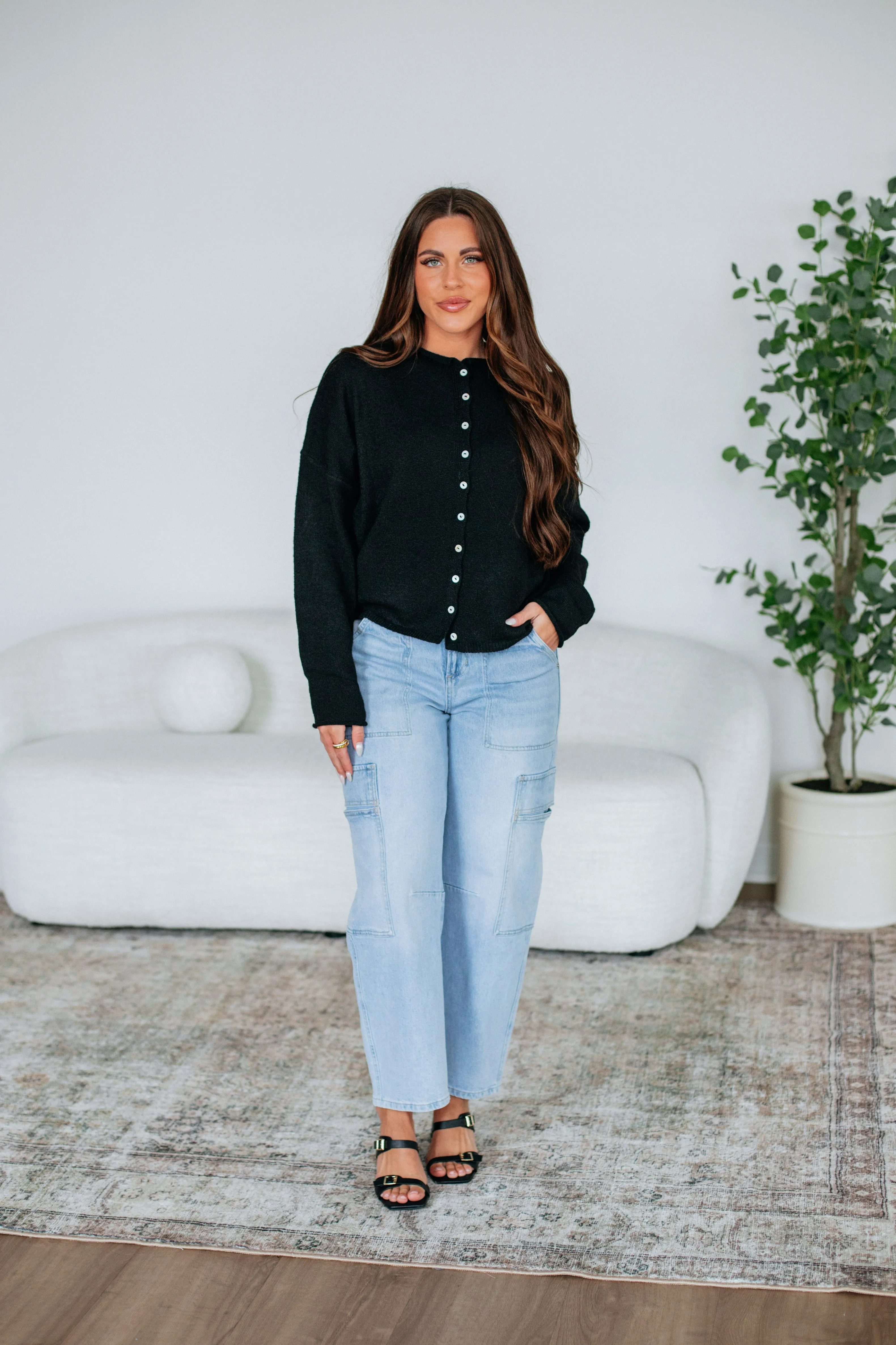 Chic Warmth Brooke Cardigan - Black