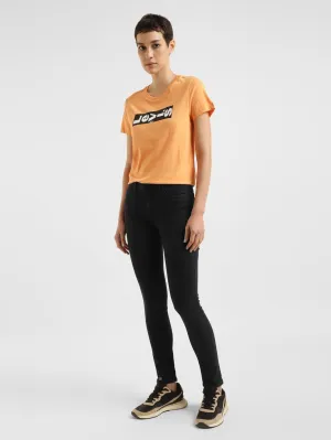 Women's 710 Black Skinny Fit Mid Rise Jeans Laidback Style Natural Style