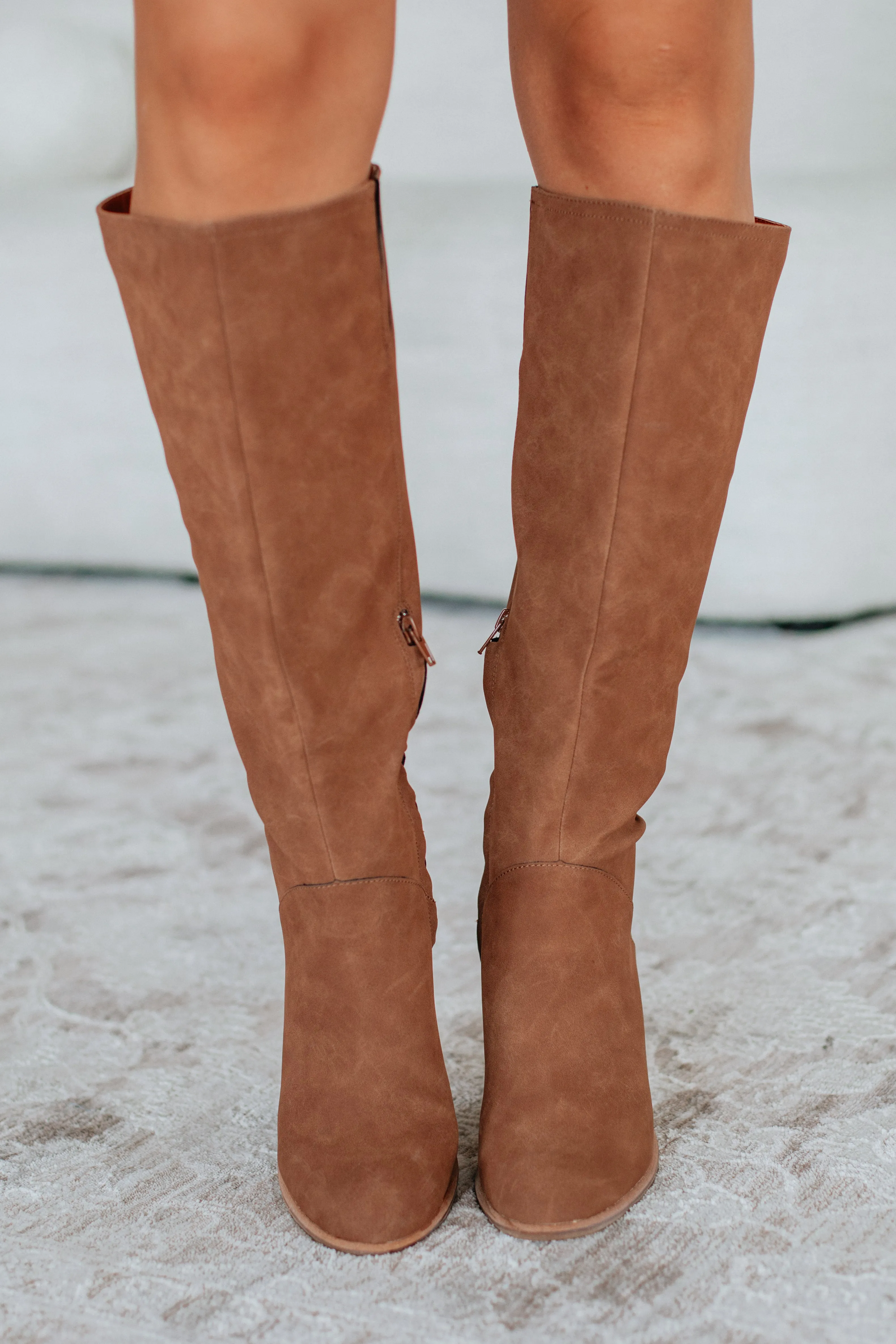 Finding My Way Boots - Caramel Bright tone