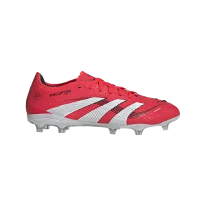 adidas Predator Pro Firm Ground Boots | Lucid Red-Cloud White | Men's Odor Control Technology