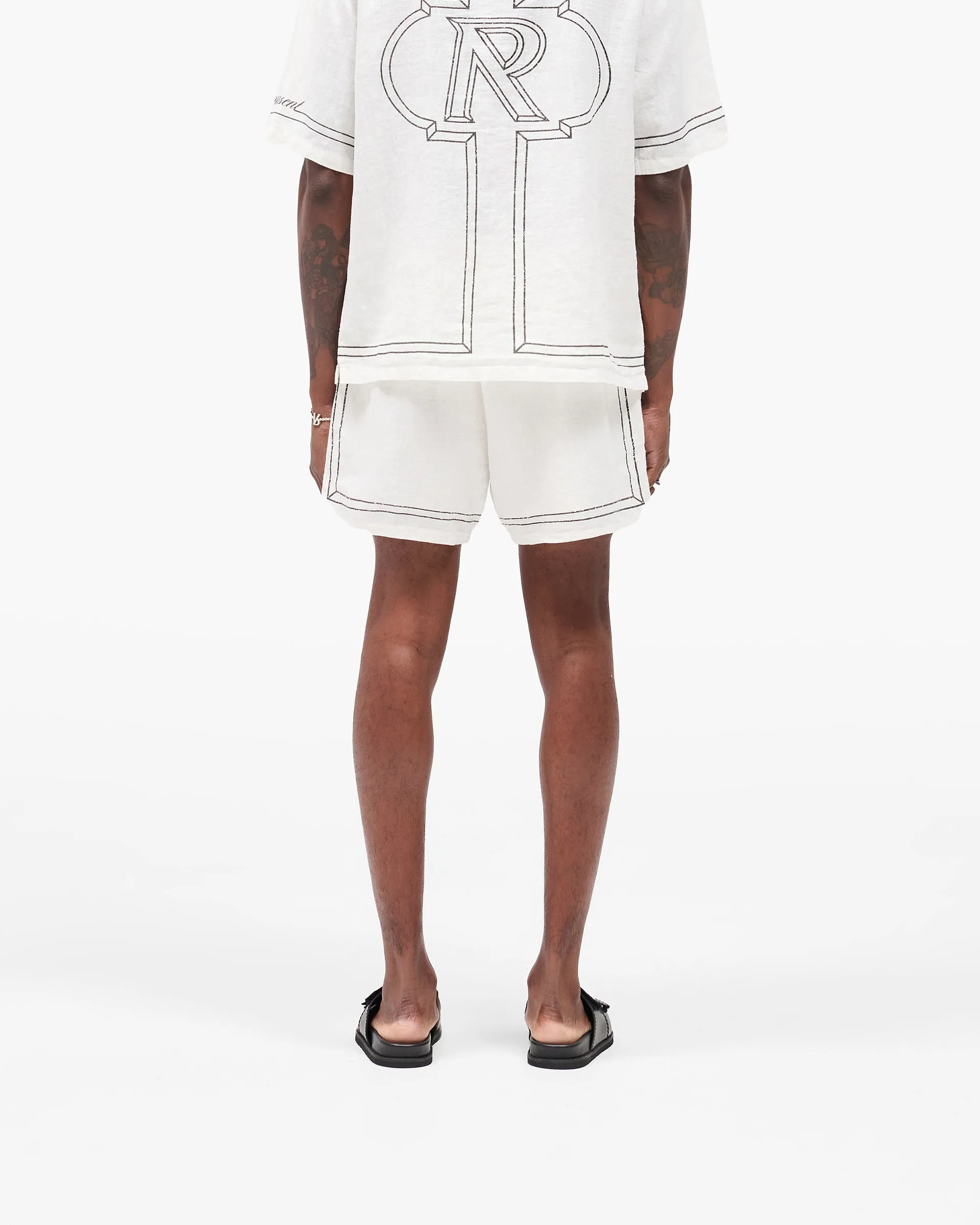 Street Ready Border Short - Whisper White