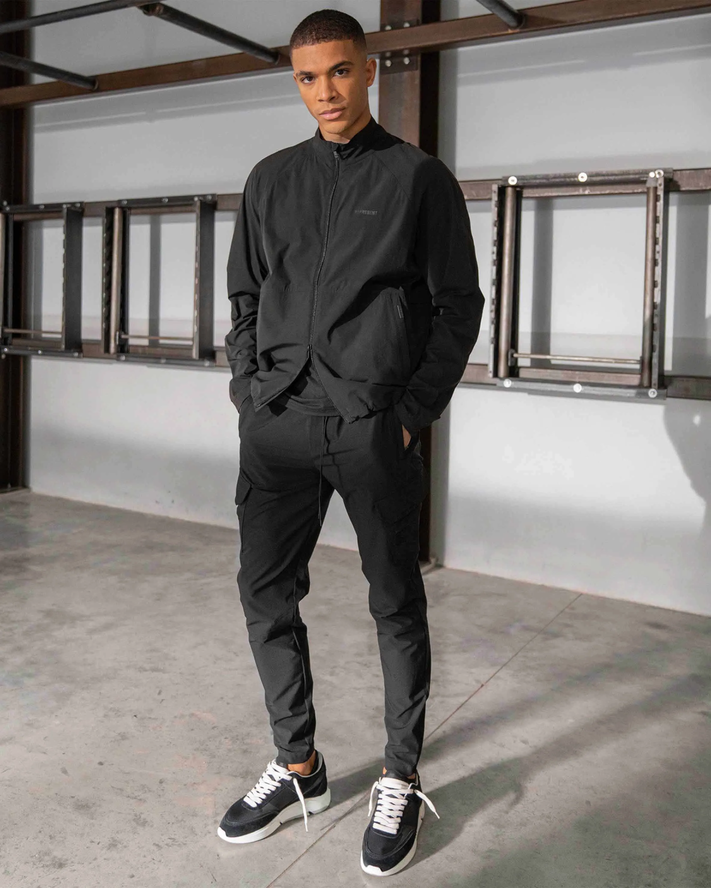 247 Zip Pant - Black Athletic Comfort