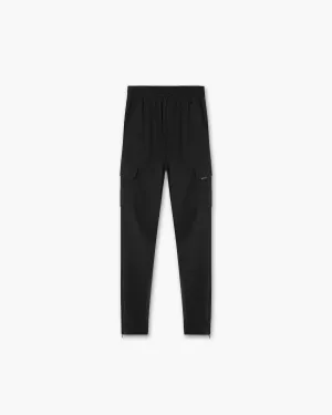 Wear Resistant Fabric StretchWaistband 247 Zip Pant - Black