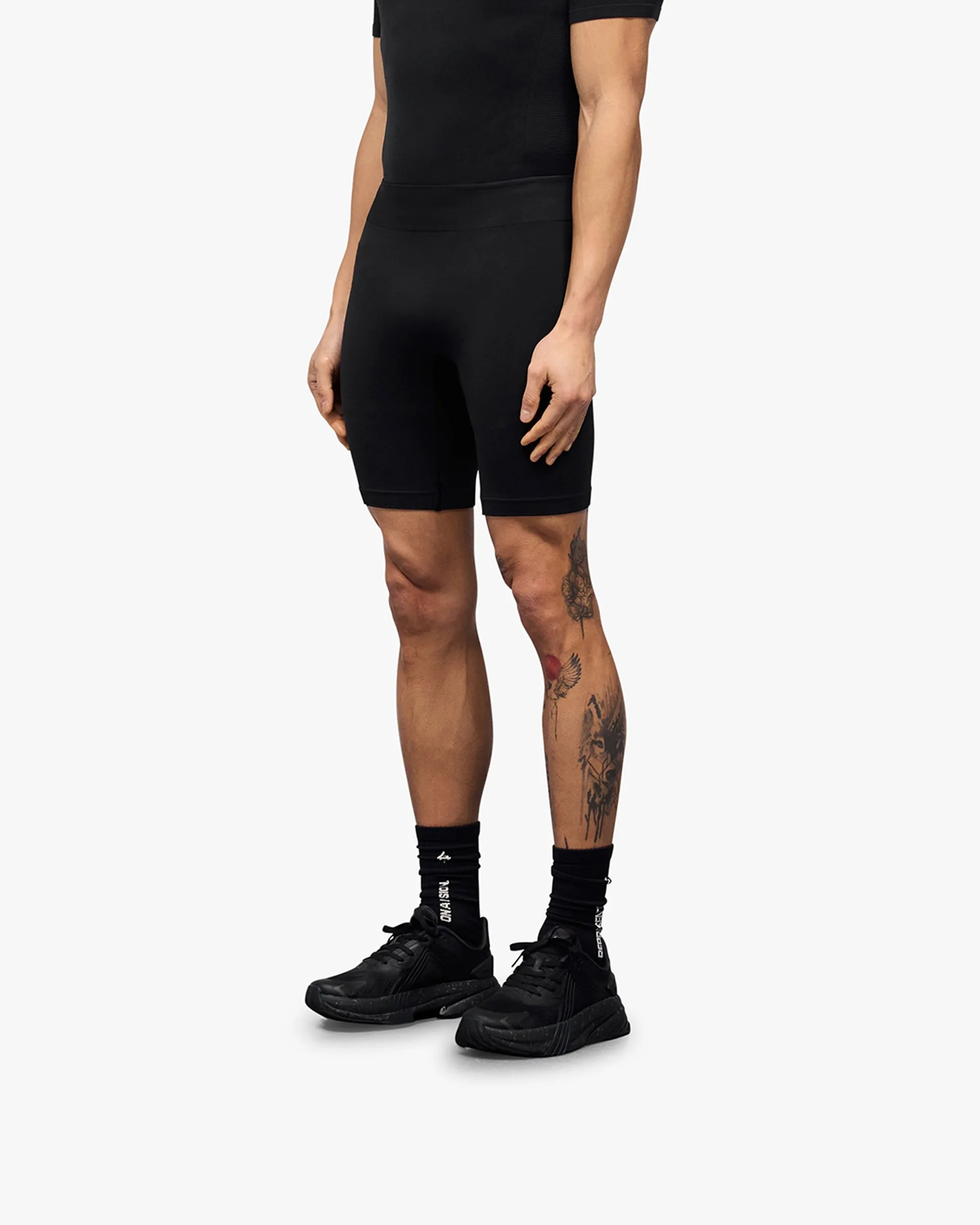 247 DNA Seamless Shorts - Black Relaxed Look