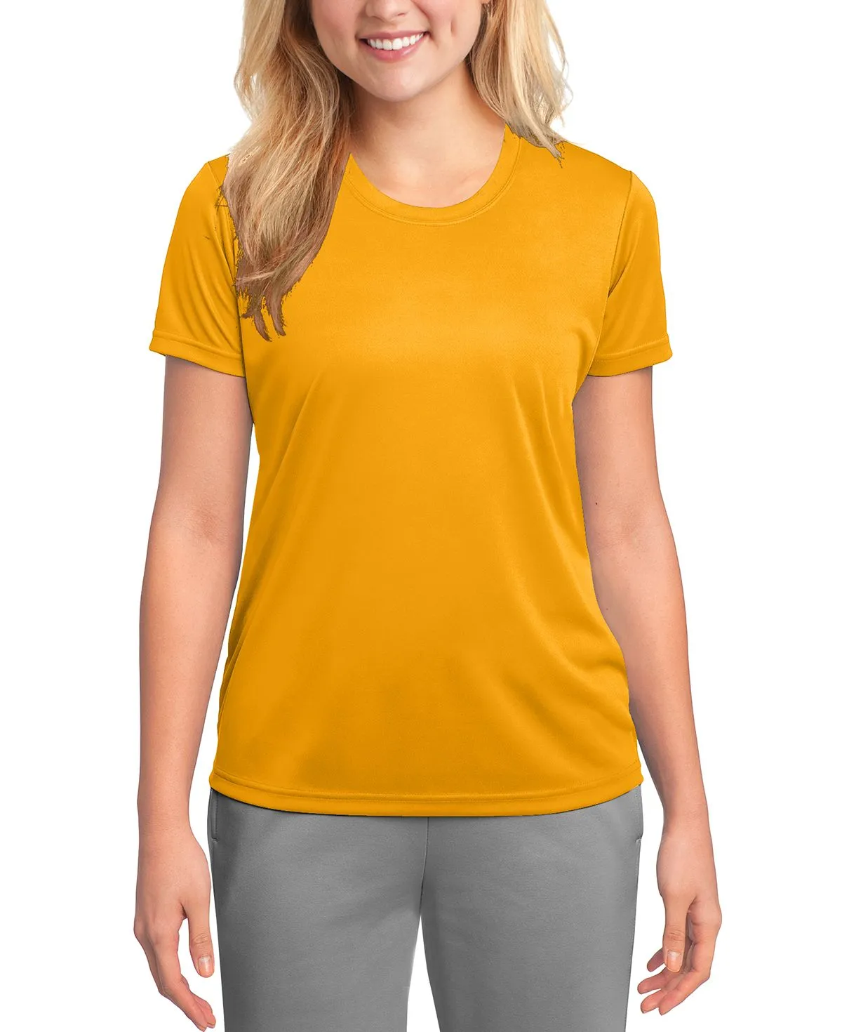 JustBlanks Women's Regular Fit Casual Performance Workout Tee Fade Resistant Dye Day-to-Day Comfort