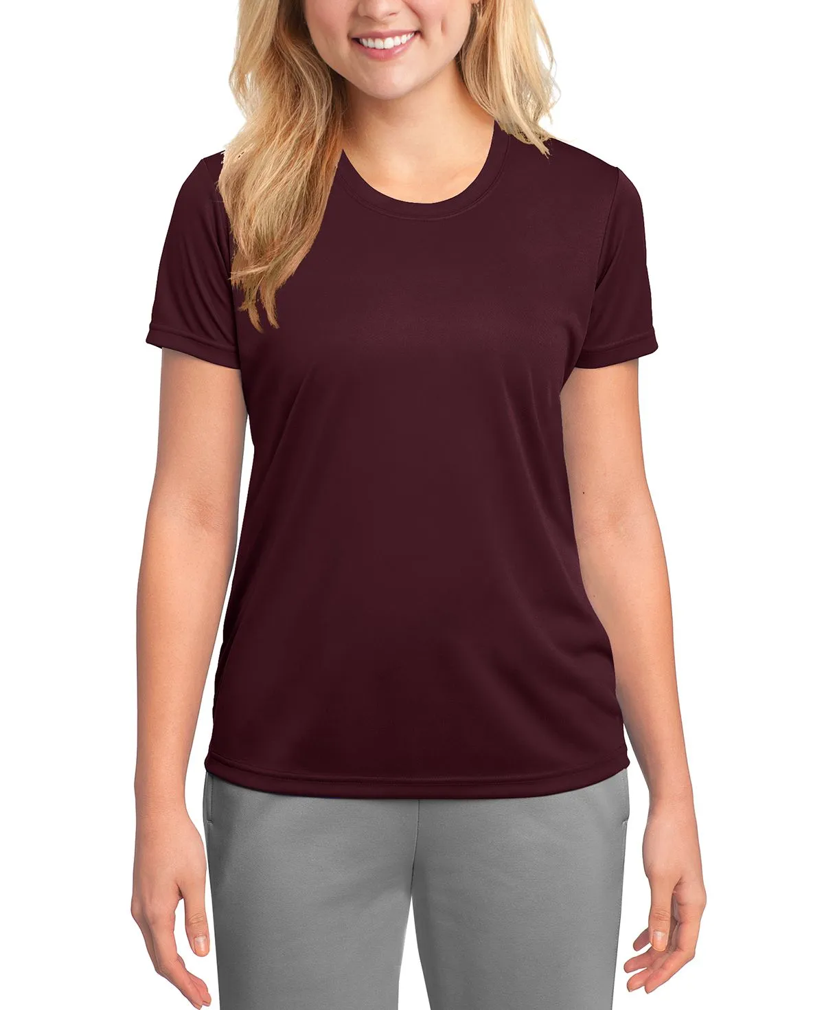 JustBlanks Women's Regular Fit Casual Performance Workout Tee QuickDry Material