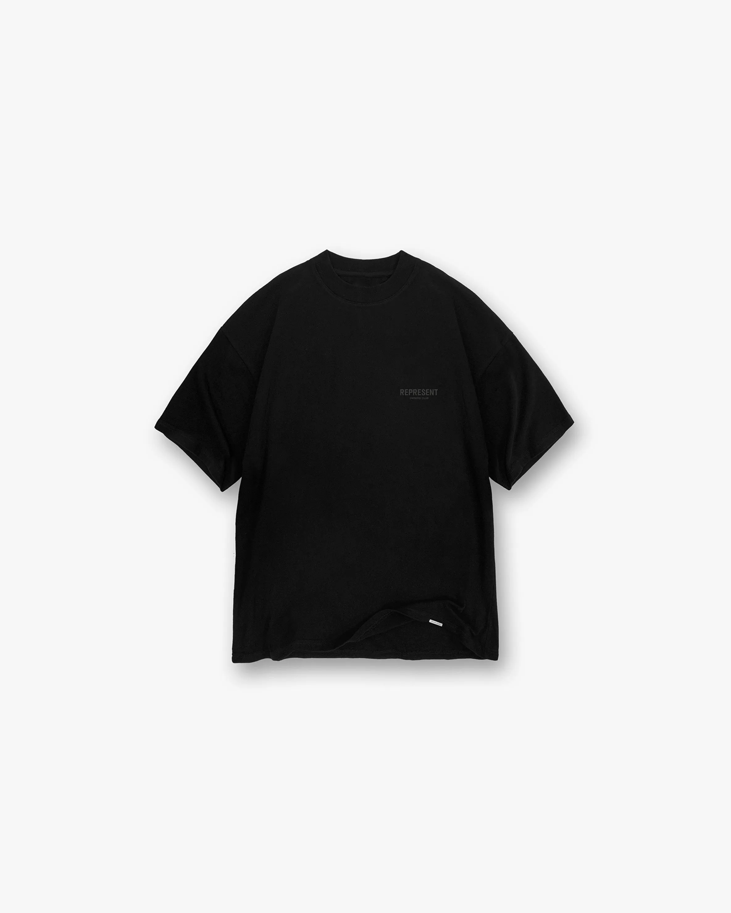 Represent Owners Club T-Shirt - Black Matte Casual and Soft