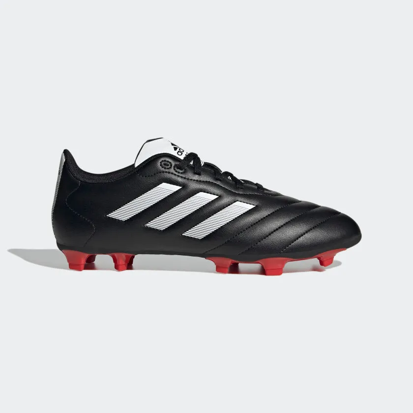 adidas GOLETTO VII Firm Ground Soccer Cleats | Black-Red | Men's university - campus shoes