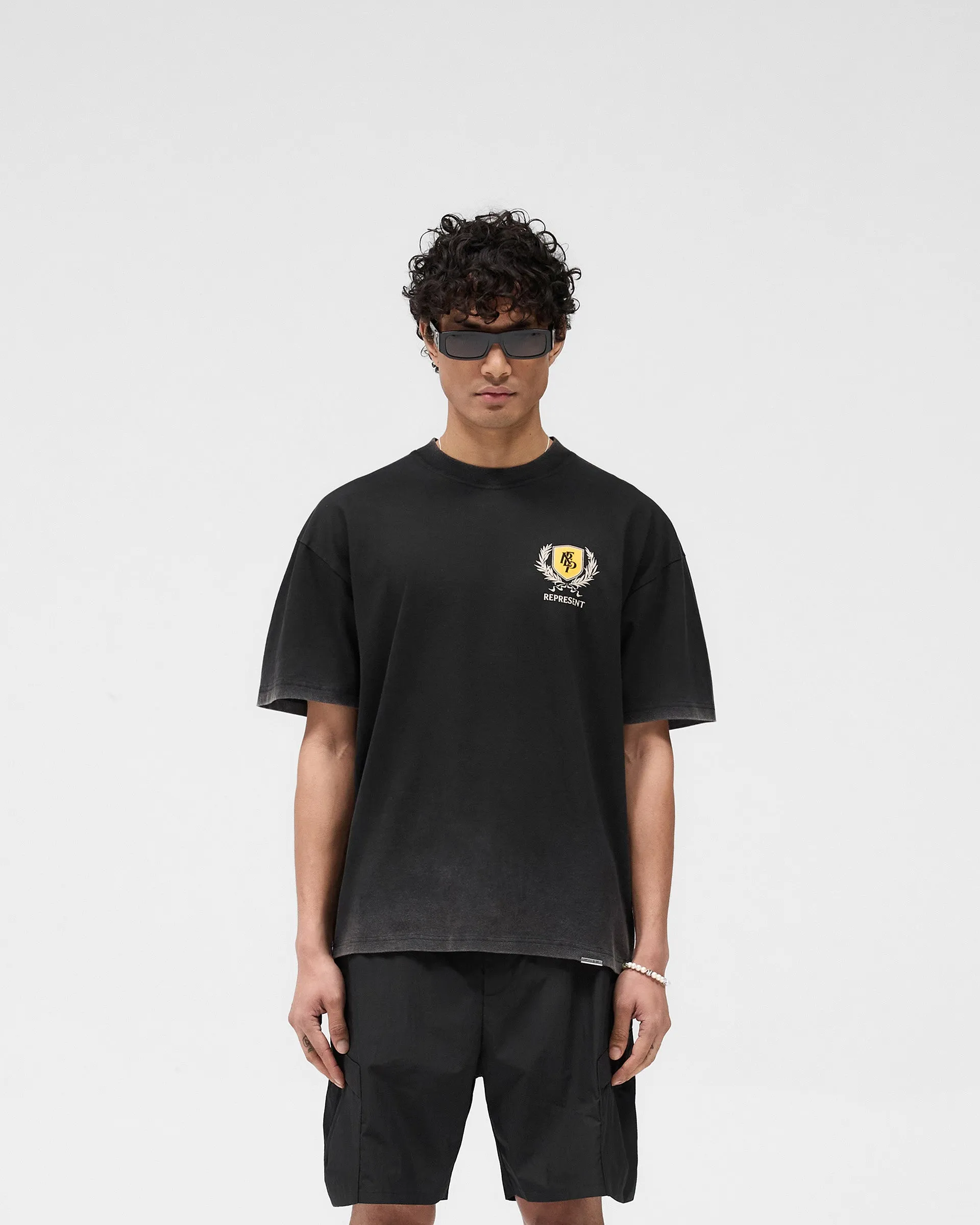 Crest T-Shirt - Vintage Black Spring Freshness