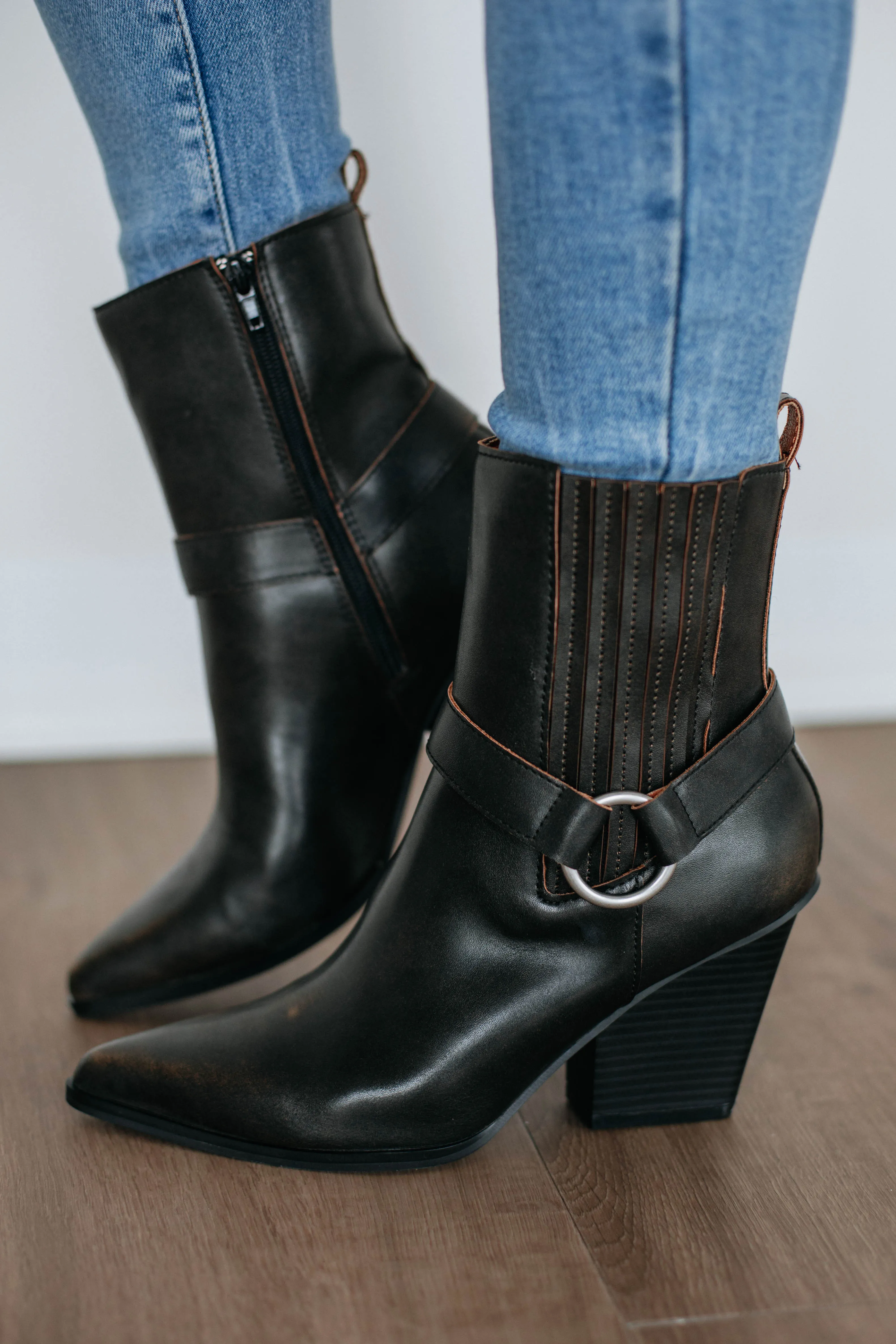 Reckless Attitude Boots - Espresso Runway Glow
