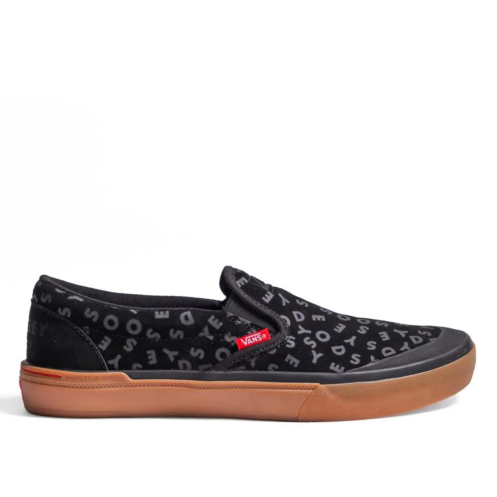 High Step Cool Urban Vans x Odyssey BMX Slip-On - Black/Red/Gum