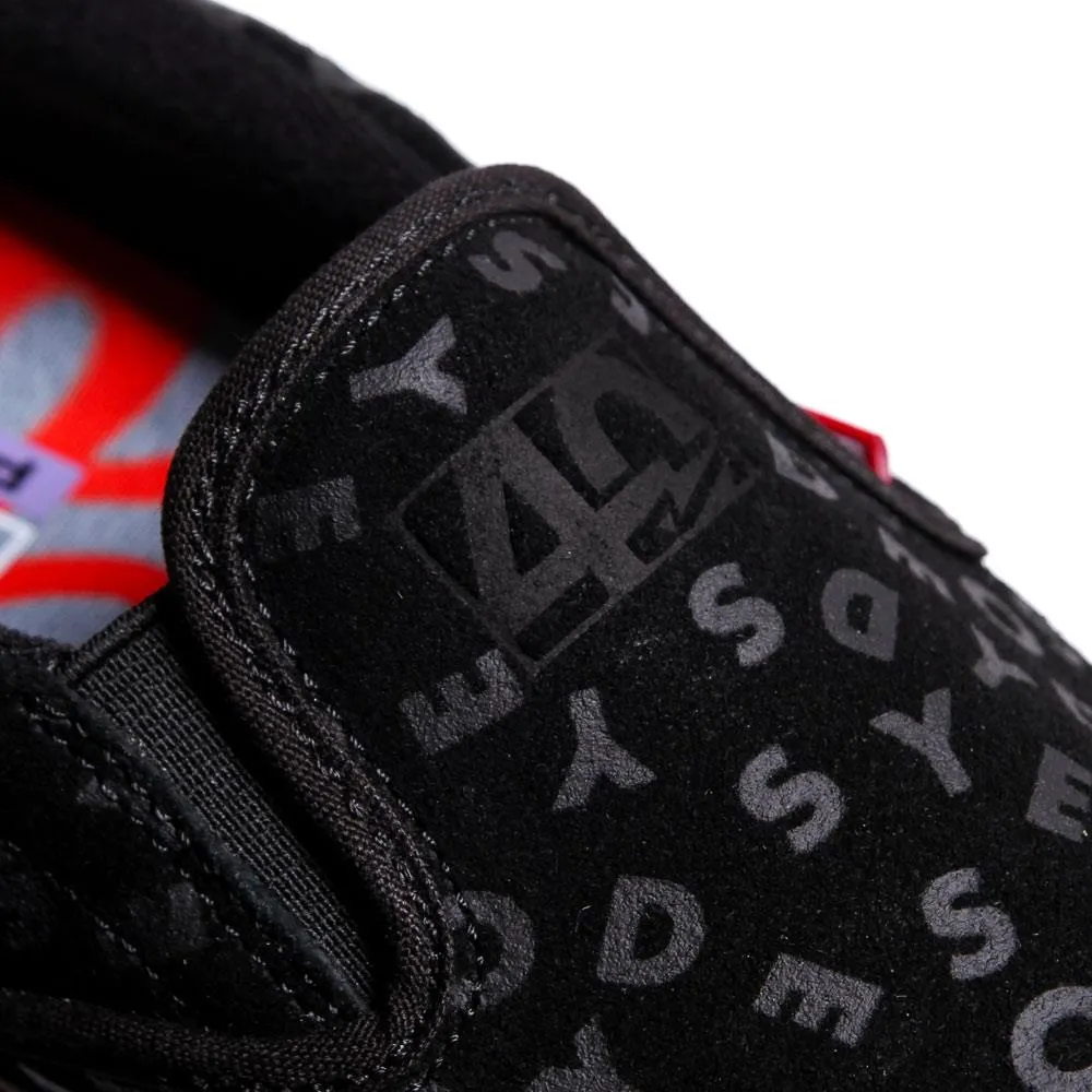 Dry Comfort Vans x Odyssey BMX Slip-On - Black/Red/Gum