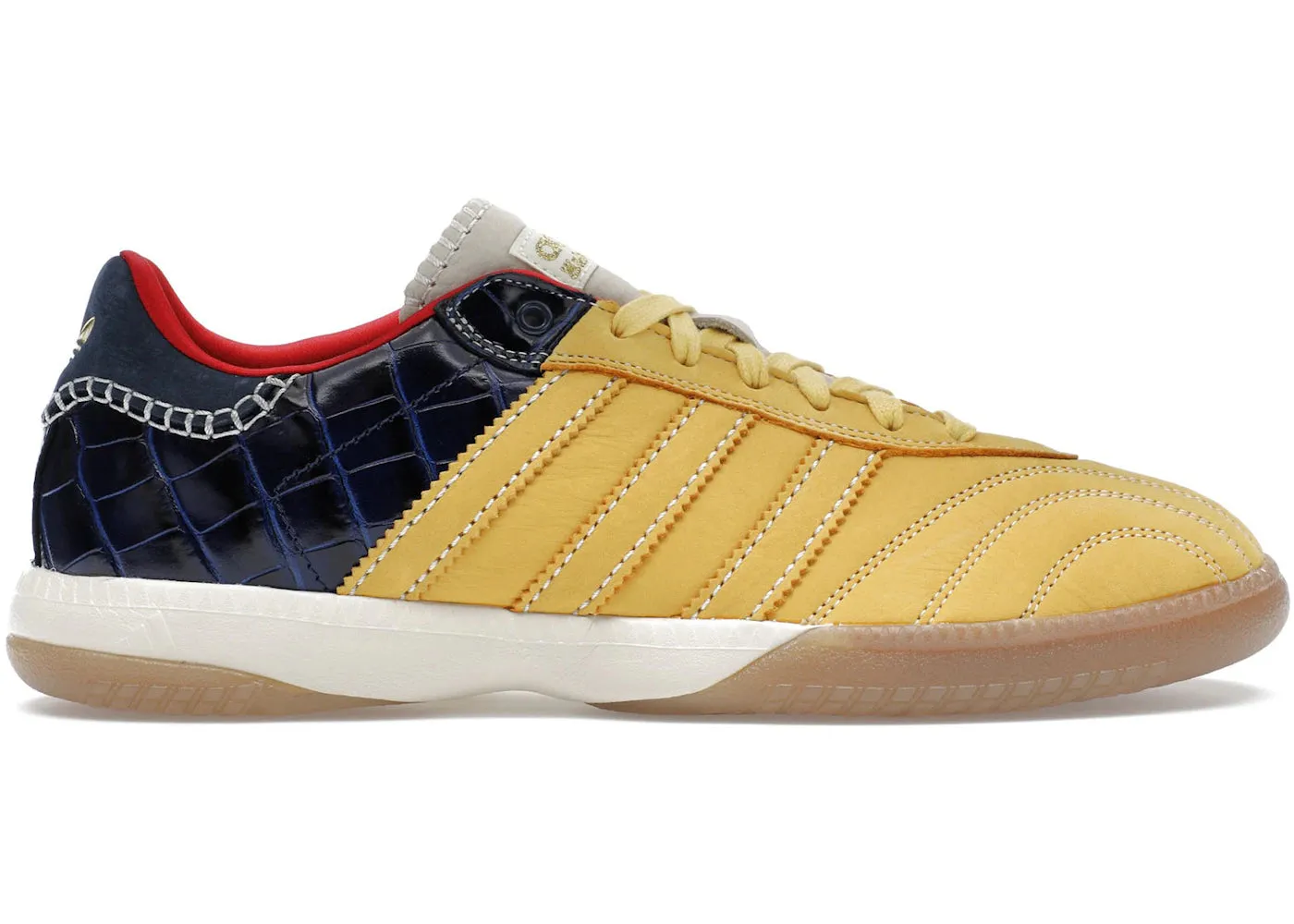 Adidas Samba Millennium Wales Bonner Fade Gold Navy Croc Thick sole