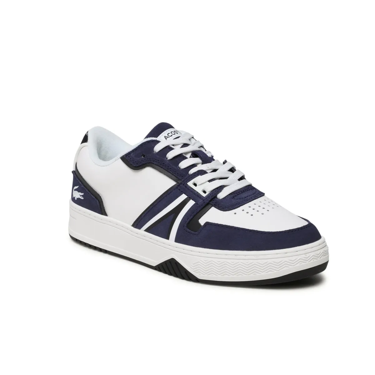Rolling Motion Design LACOSTE 7-45SMA0036042 L001 123 MN'S (Medium) White/Navy Leather & Synthetic Lifestyle Shoes