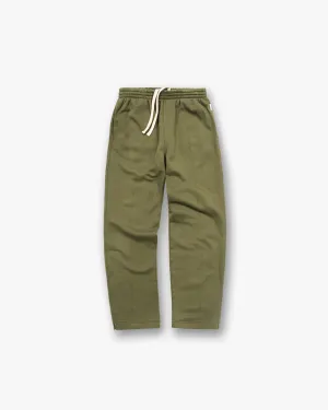 Initial Sweatpants - Army Green Quick Conversion Hem Ultra Stretch