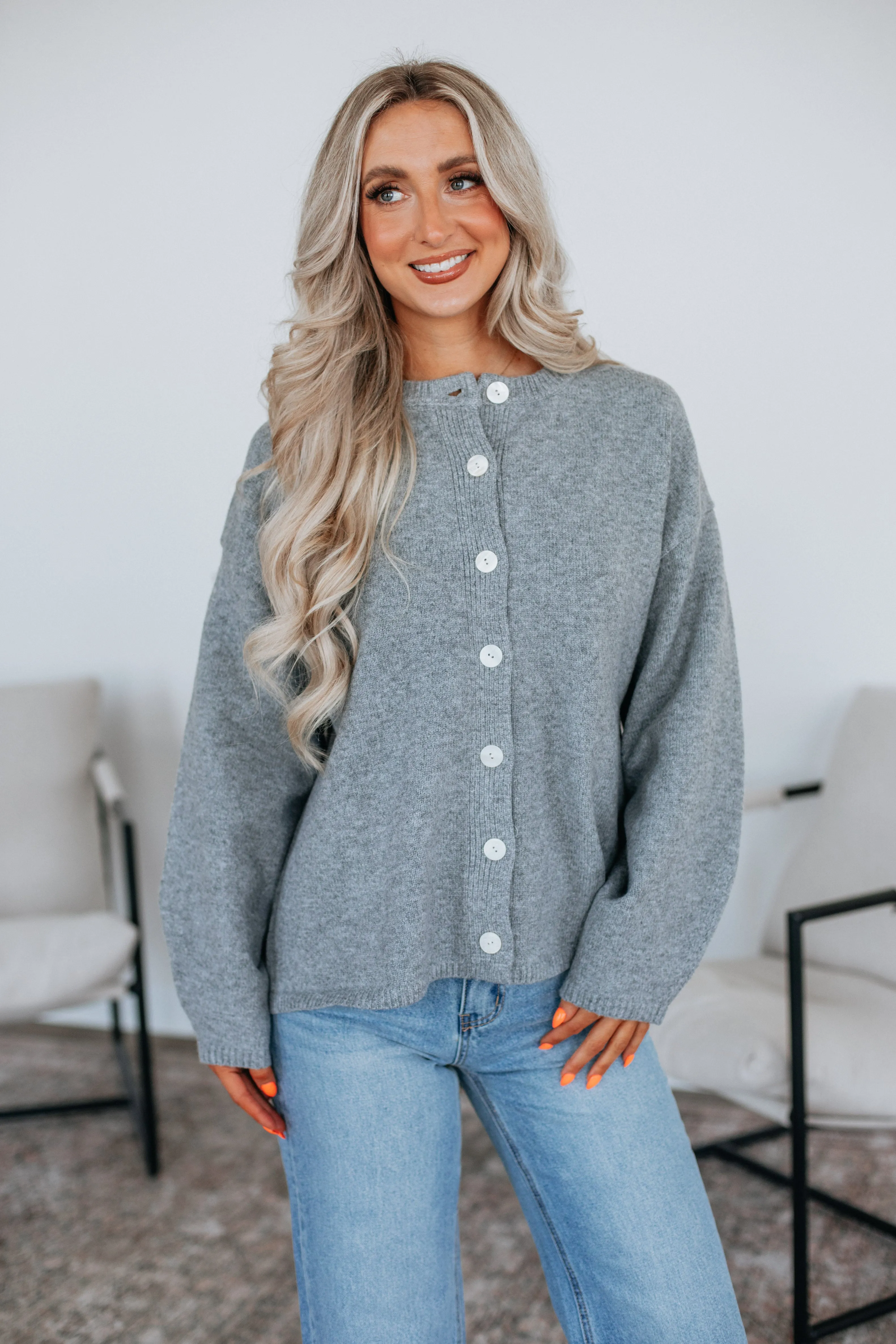 Frankie Cardigan Organic Cotton Blend Butter Soft Yarn