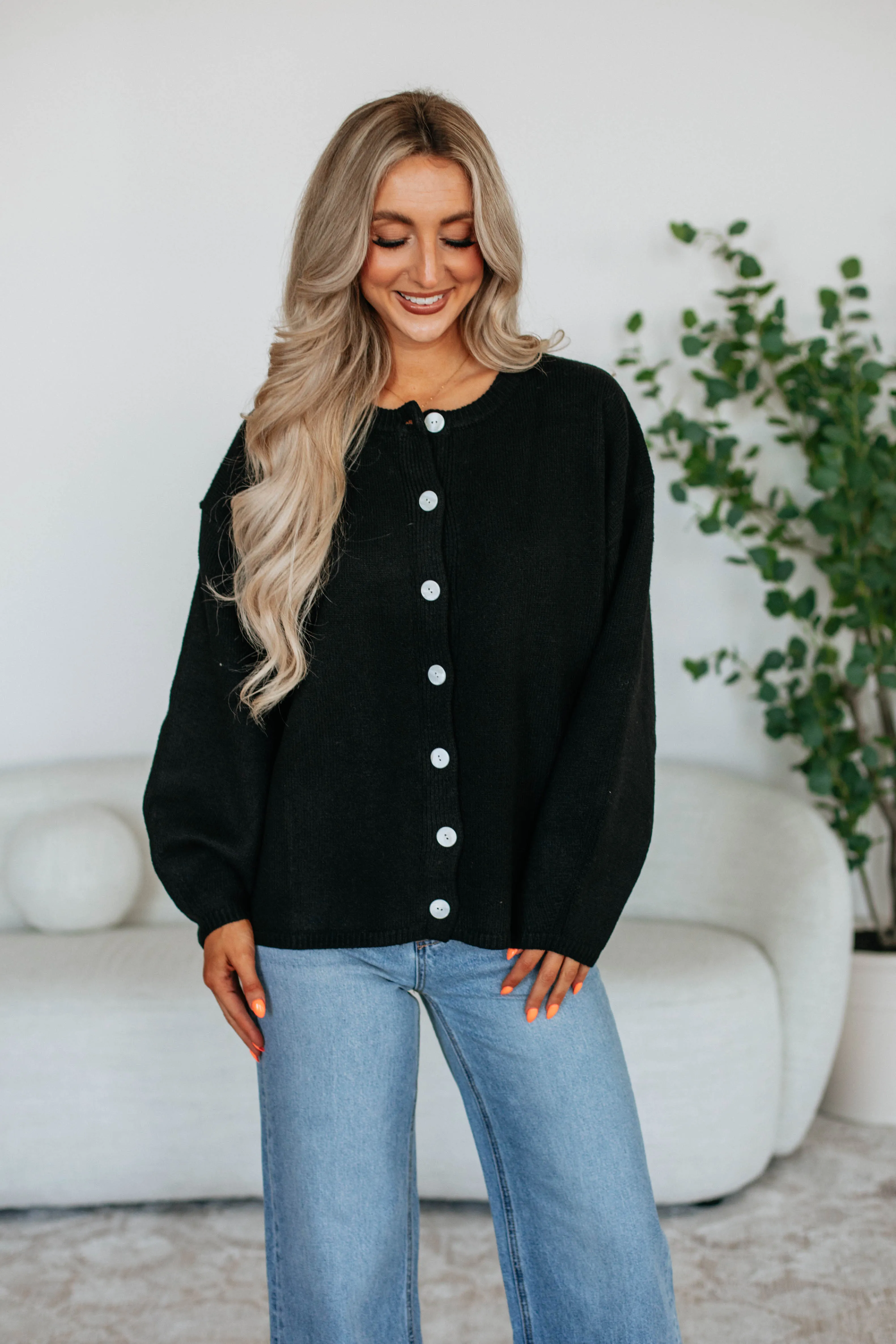 Frankie Cardigan Reinforced Neckline