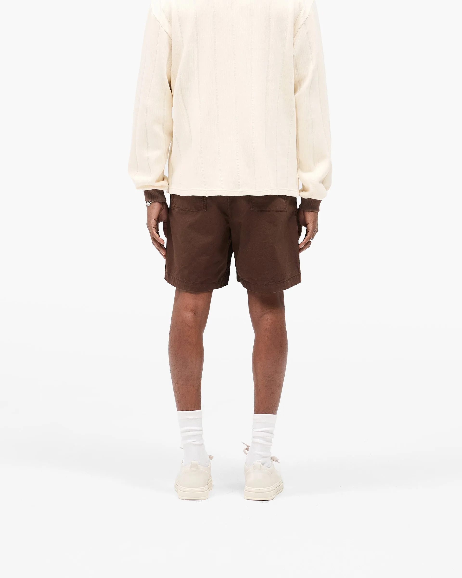 Front Pocket Cargo Short - Tobacco No Pinch Ventilated Panels