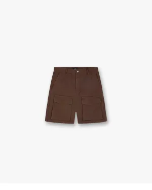 Front Pocket Cargo Short - Tobacco Flex Foam Insert Stretch Layer