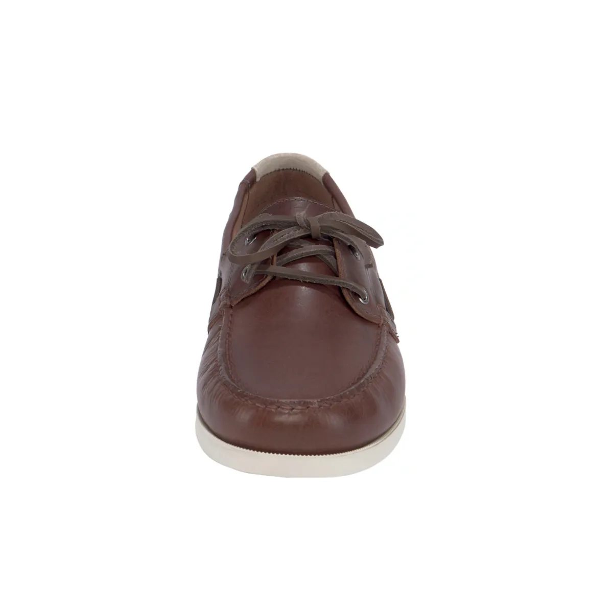 LACOSTE 7-45CMA00072C3 CASPIAN 123 MN'S (Medium) Brown/Off White Leather Lifestyle Shoes Strong Step