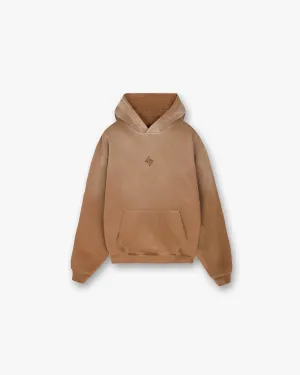 247 Motion Oversized Hoodie - Rust Smooth Texture