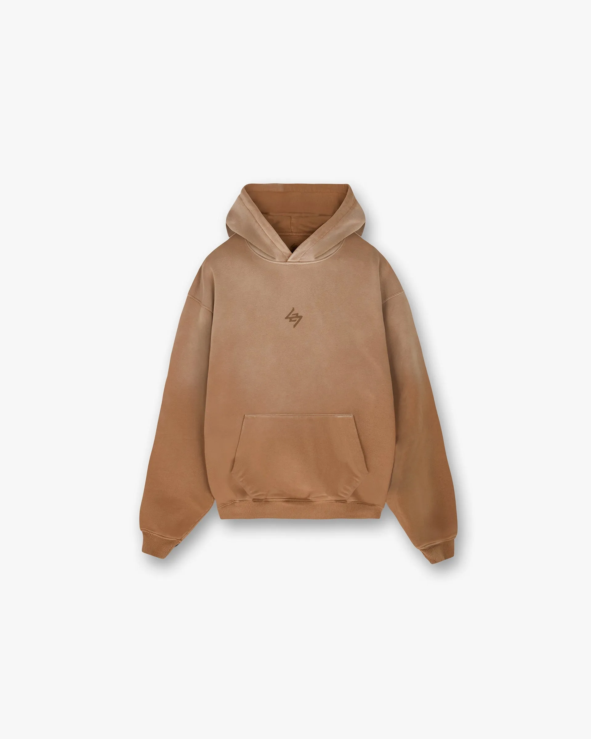 247 Motion Oversized Hoodie - Rust Smooth Texture