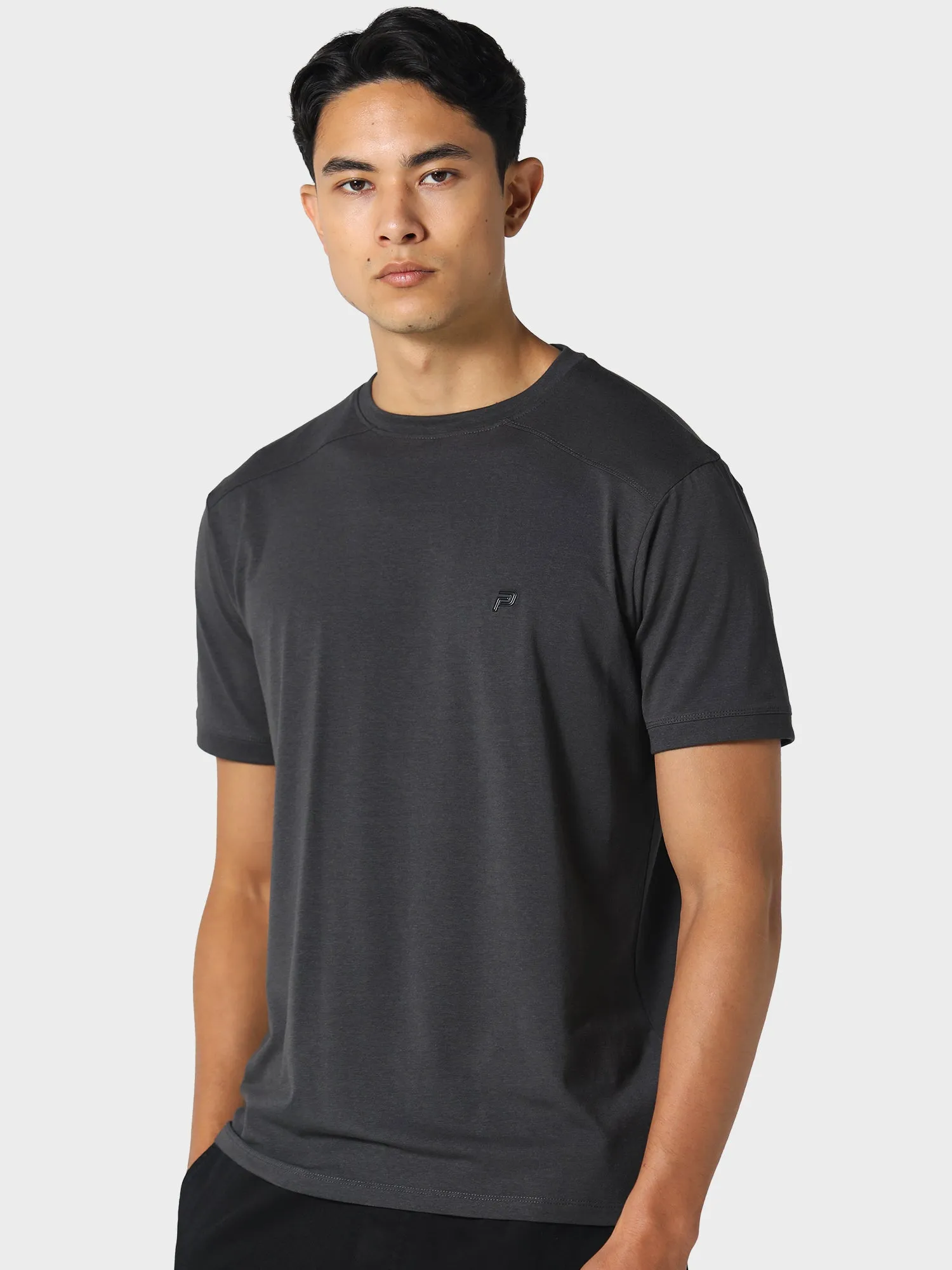Reinforced Shoulder Stitching Gambit Dusty Grey T-Shirt