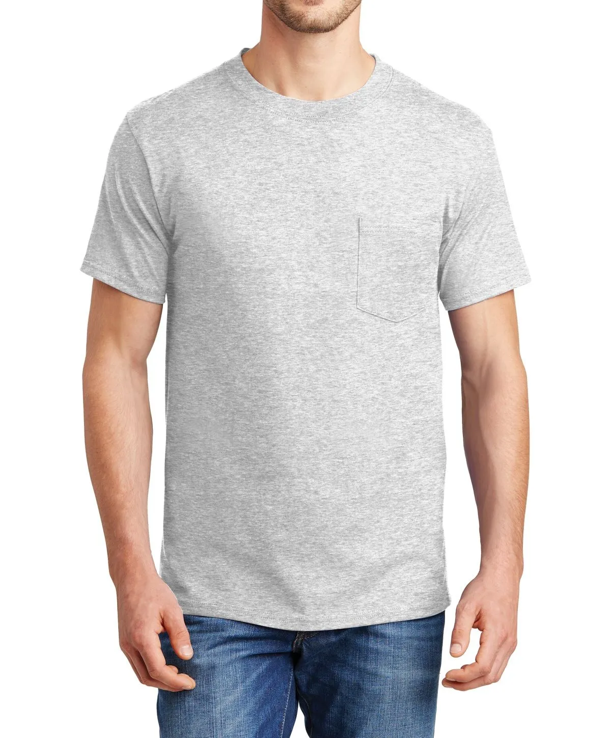 Quick Dry Fabric Comfortable JustBlanks Men's Short Sleeve Performance Pocket Tee