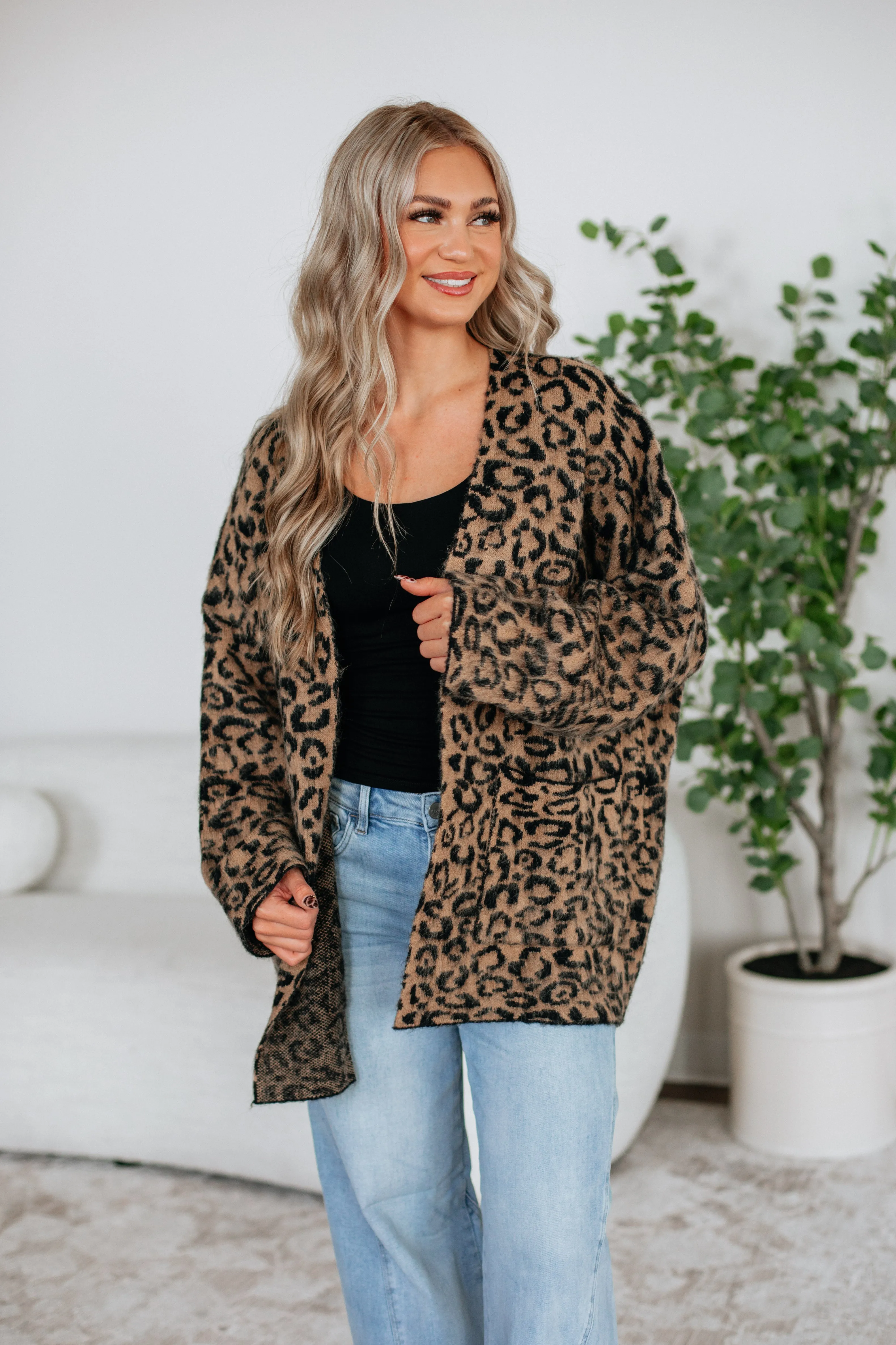 Giada Leopard Cardigan Cozy Design