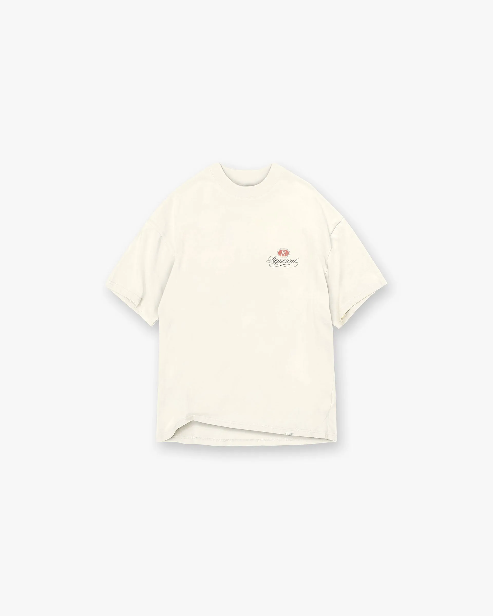 Grand Vintage Hand Drawn T-Shirt - Aged White Tagless Design