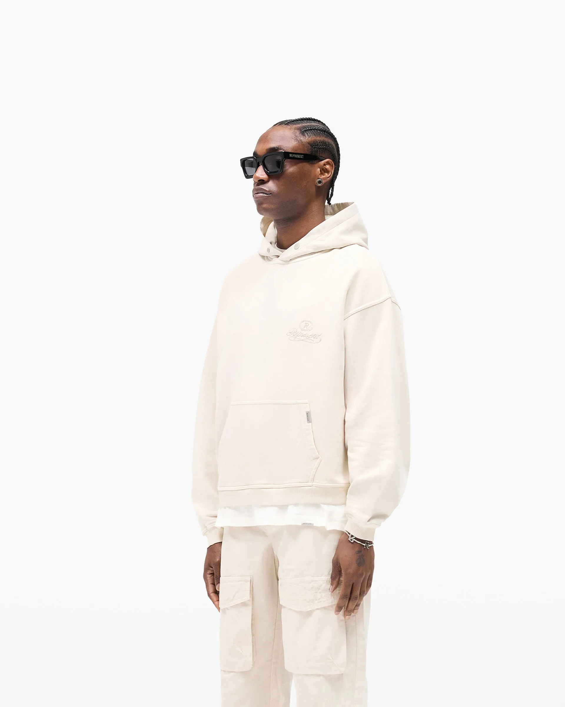 Modern Timeless Style Grand Vintage Hoodie - Champagne