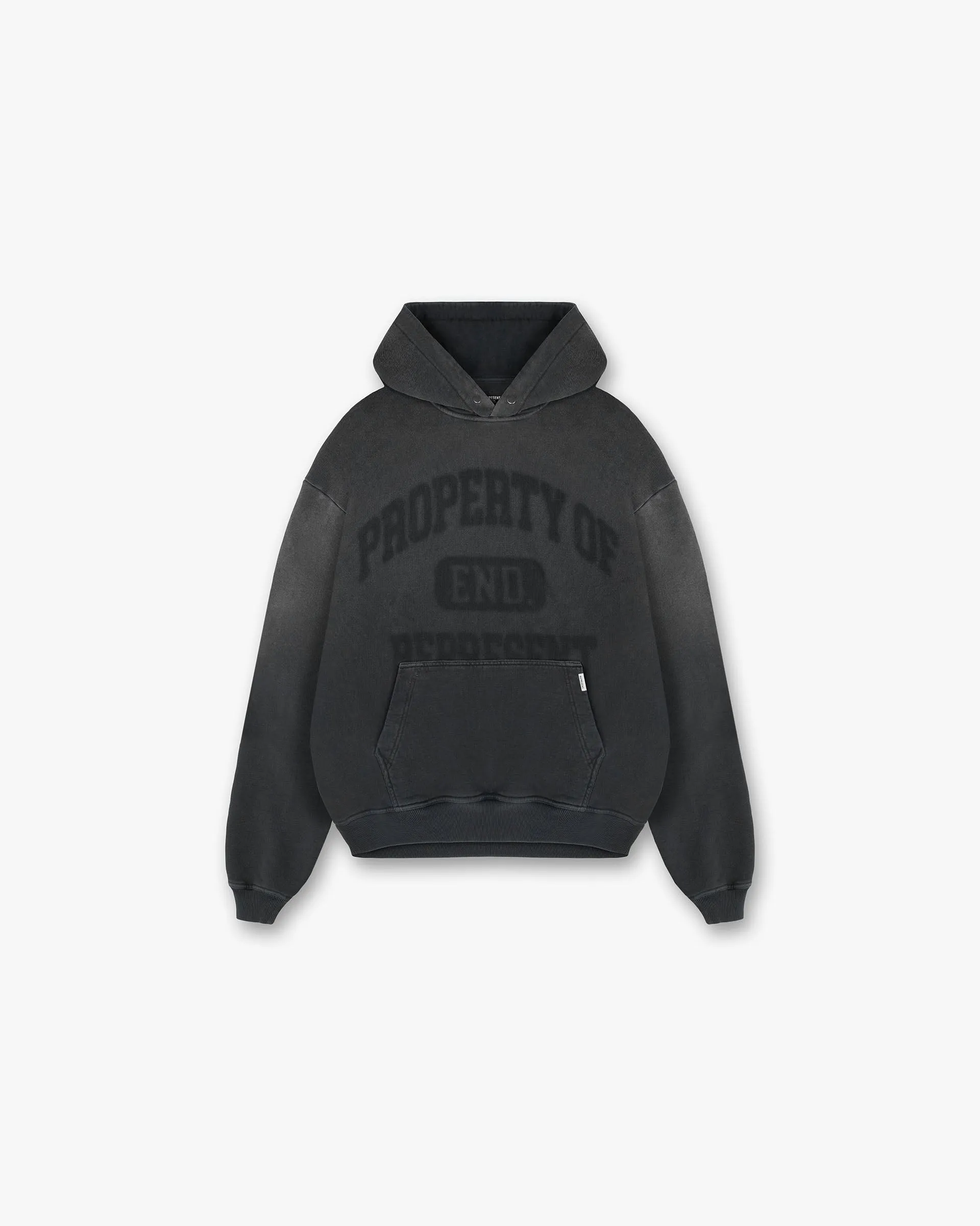 Represent X End Property Of Hoodie - Stained Black Comfy Outerwear product polka dot playfulness