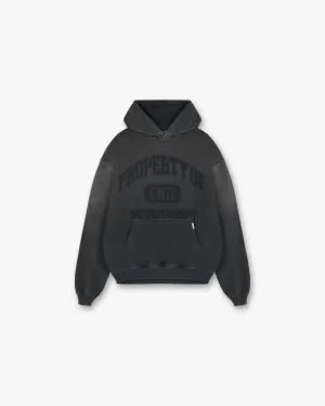 Represent X End Property Of Hoodie - Stained Black Comfy Outerwear product polka dot playfulness